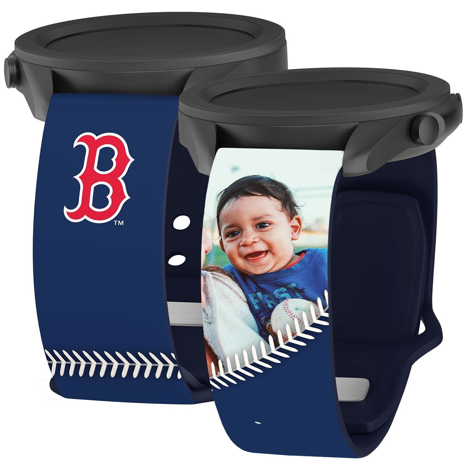 Boston Red Sox Custom Photo HD Samsung Galaxy Watch Band
