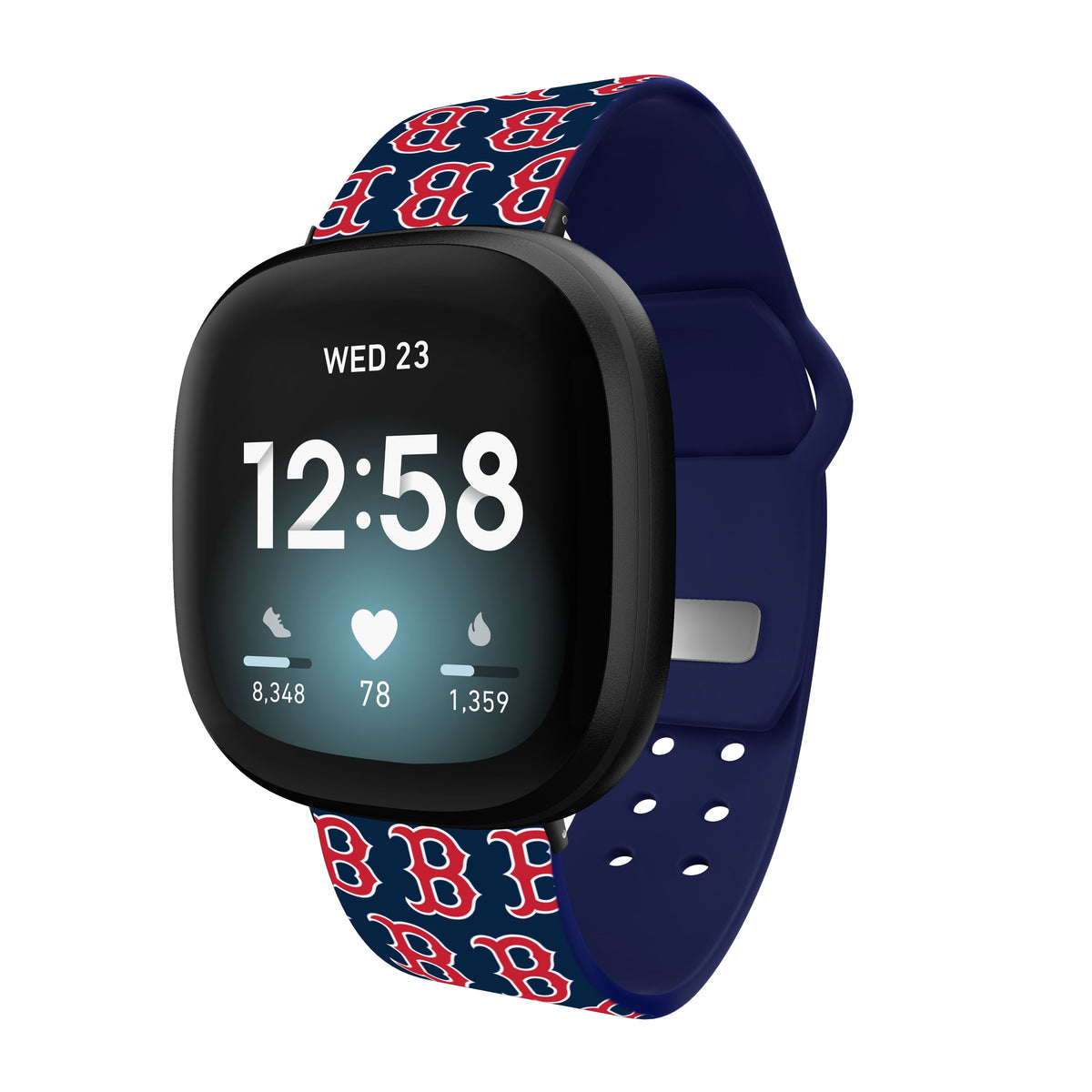 Boston Red Sox HD Fitbit Versa 3 and Sense Watch Band