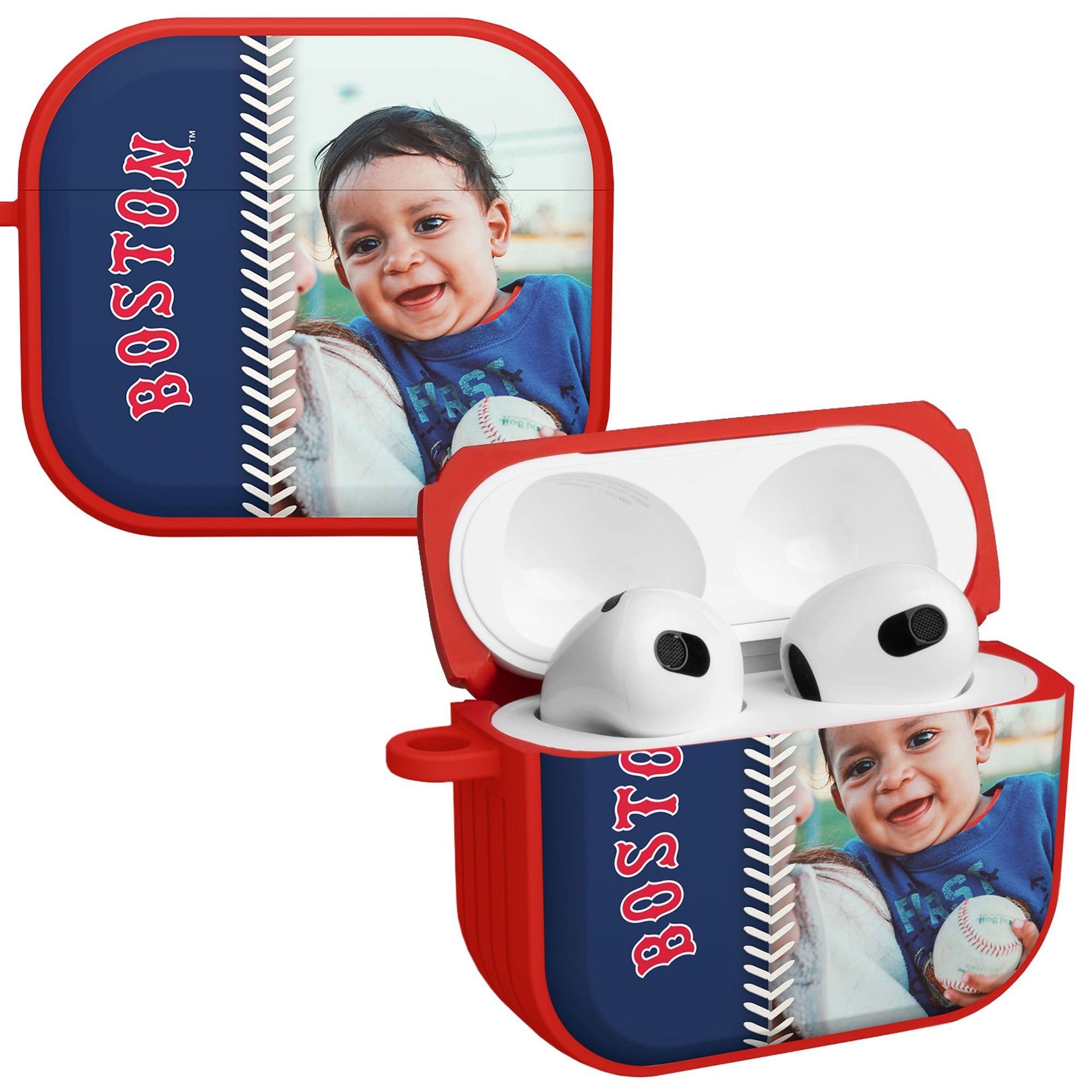 Boston Red Sox Custom Photo HDX Apple AirPods Gen 3 Case Cover