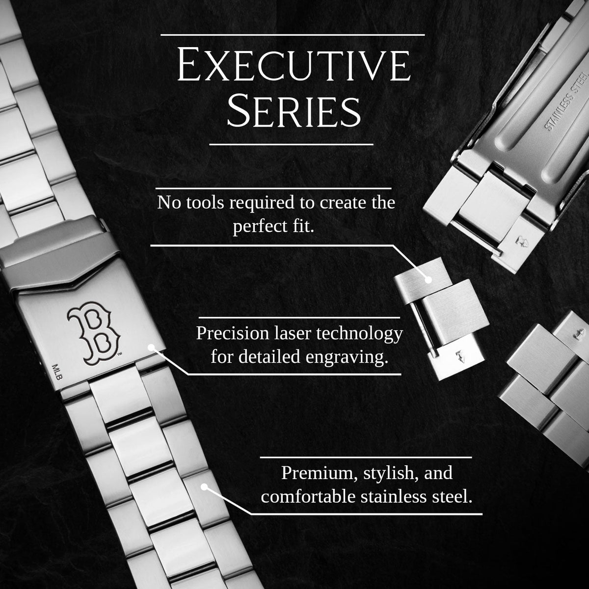 Game Time Boston Red Sox Executive Series Apple Watch Band