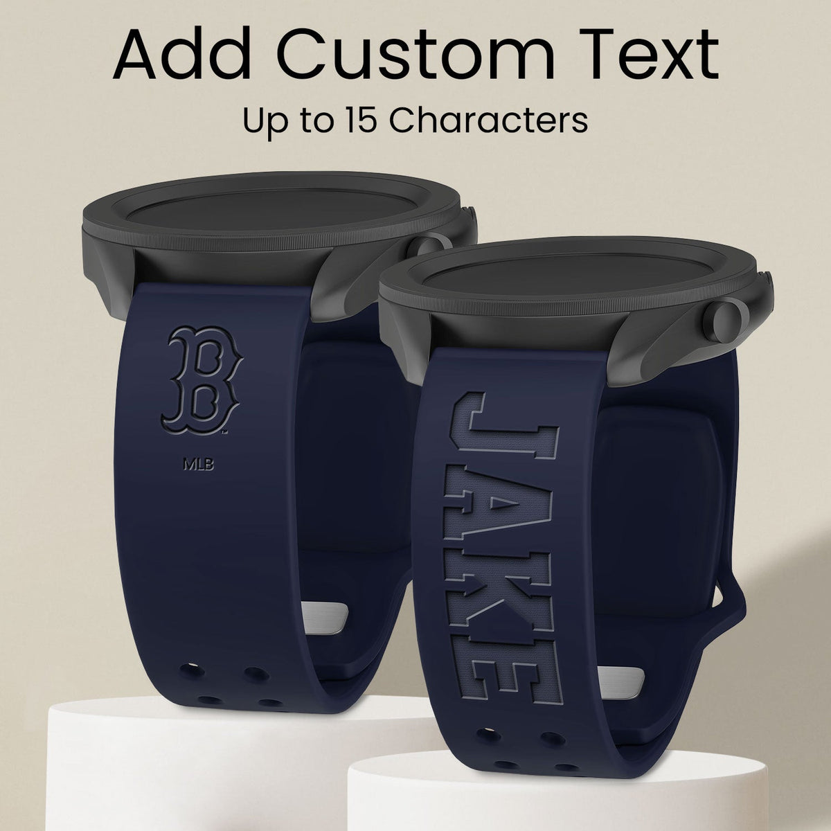 Boston Red Sox Custom Engraved Samsung Galaxy Watch Band