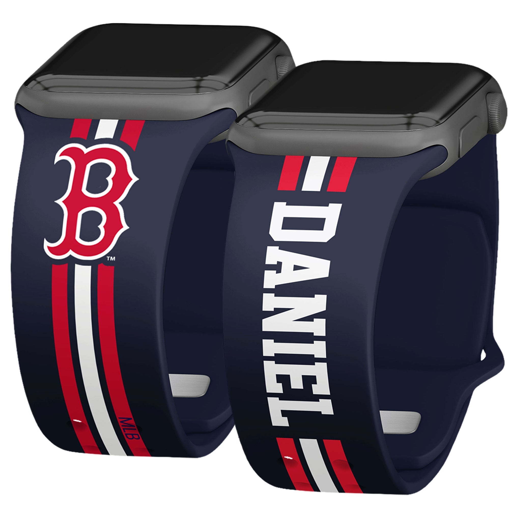 Boston Red Sox Custom Name HD Apple Watch Band