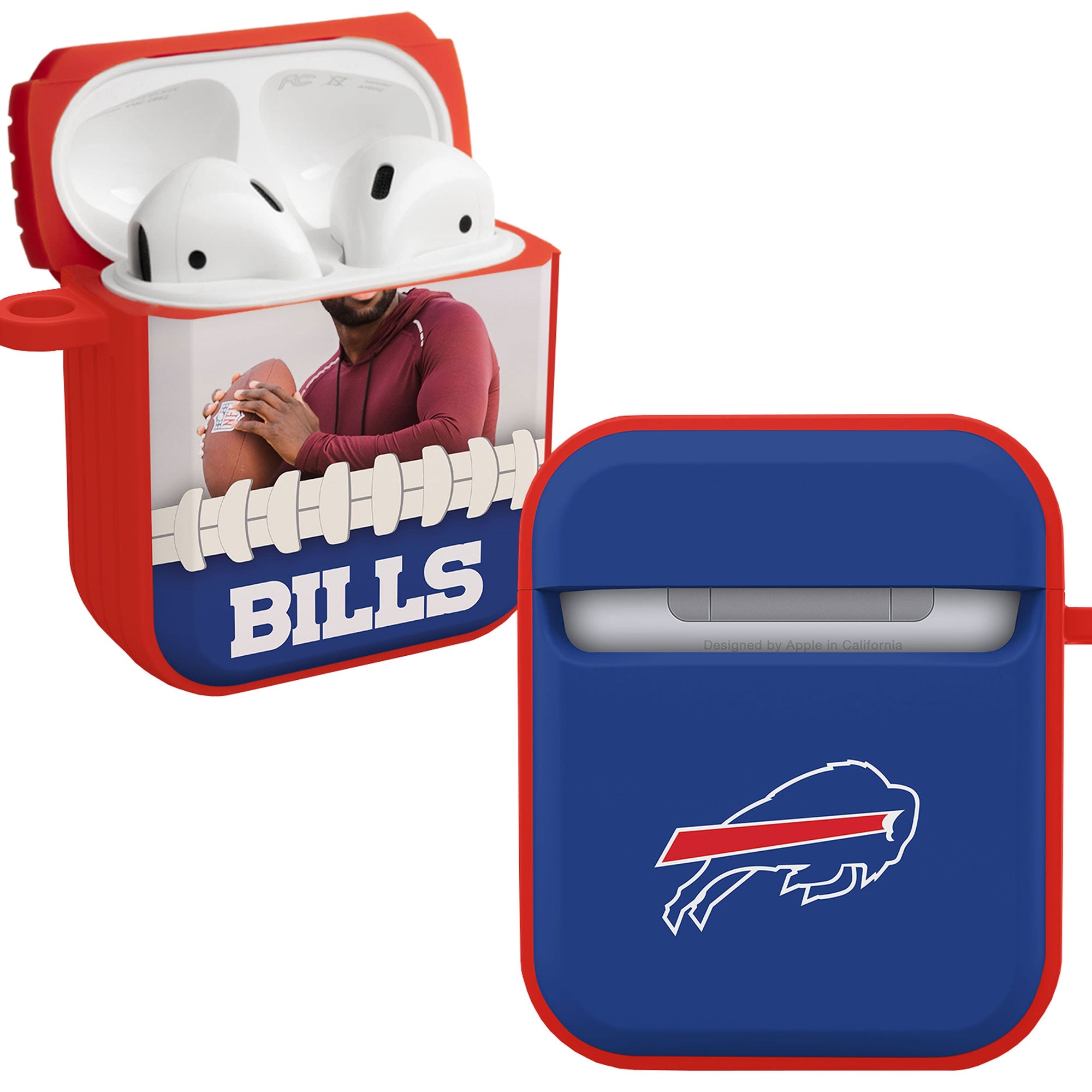 Buffalo Bills Custom Photo HDX Apple AirPods Gen 1 & 2 Case Cover