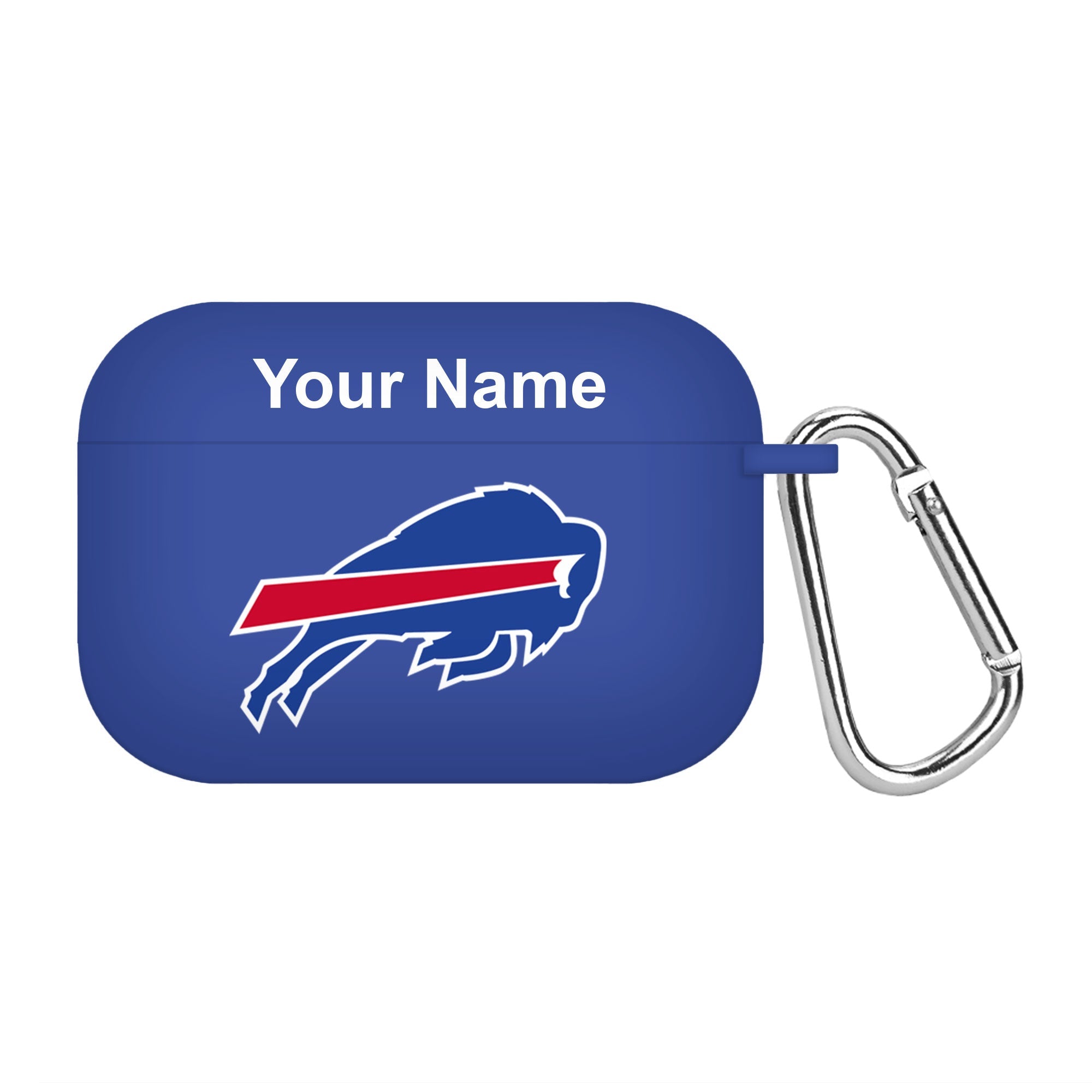 Buffalo Bills Custom Name HD Apple AirPods Pro Case Cover (Blue)