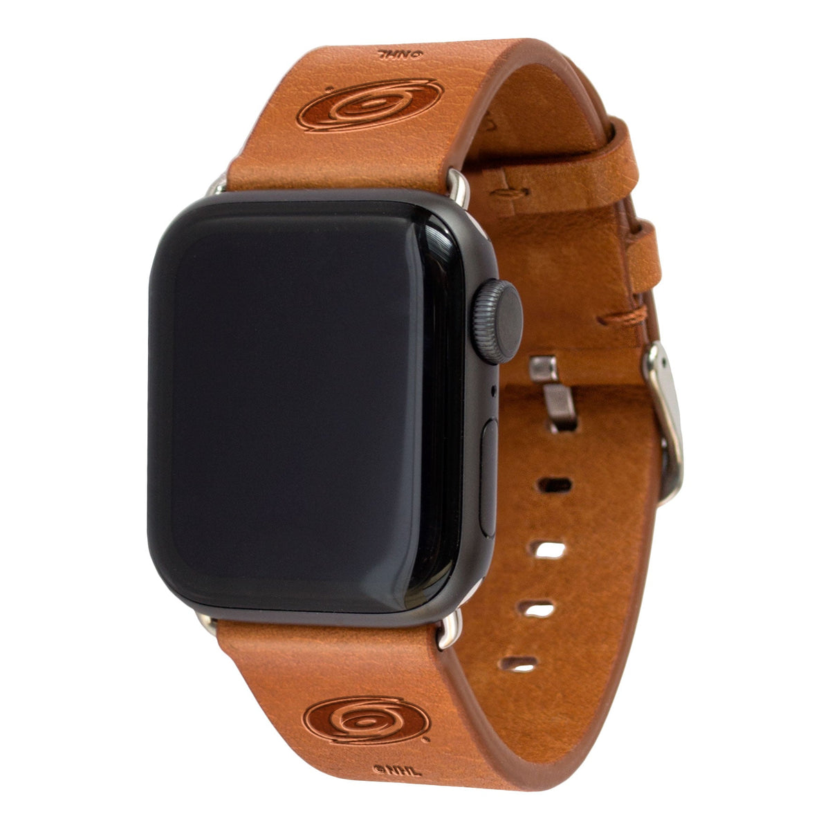 Carolina Hurricanes Leather Apple Watch Band - Game Time Bands