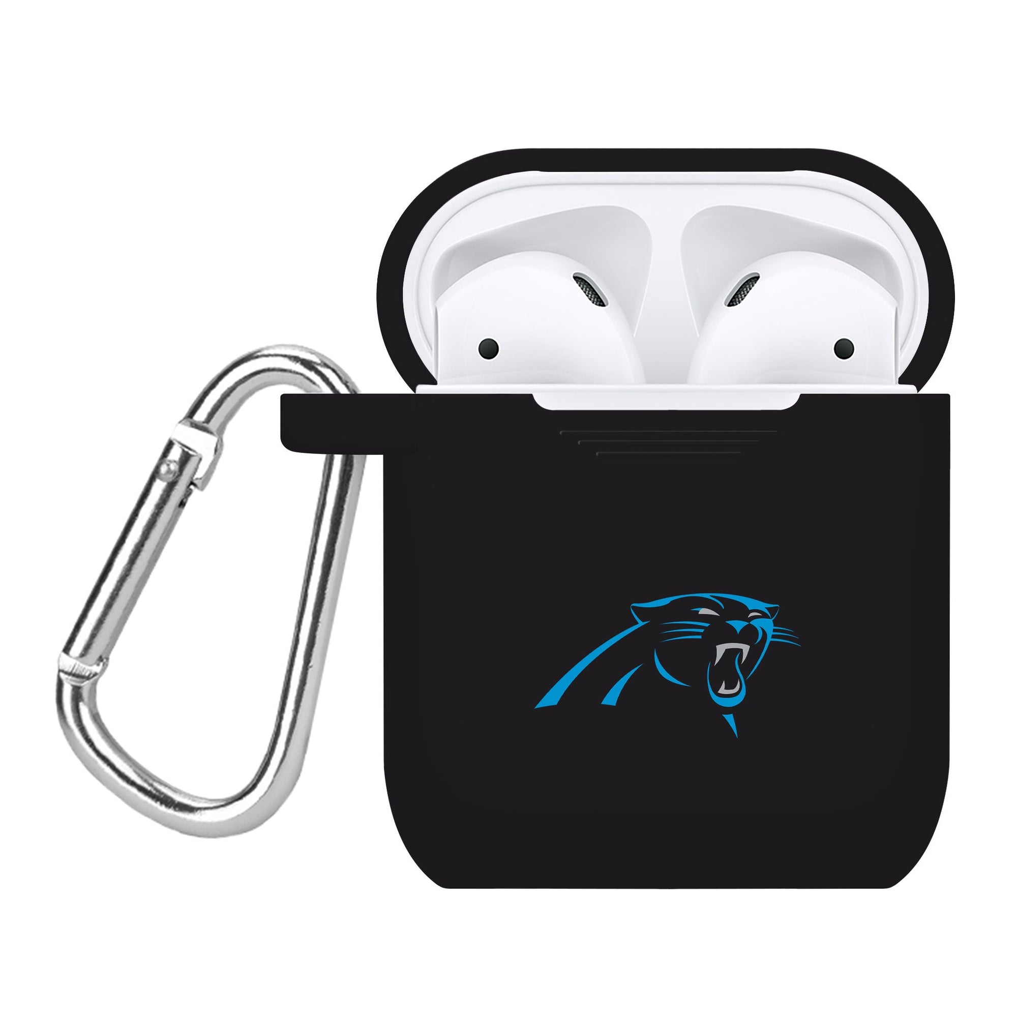 Game Time Carolina Panthers Silicone Case Cover for Apple AirPods Battery Case
