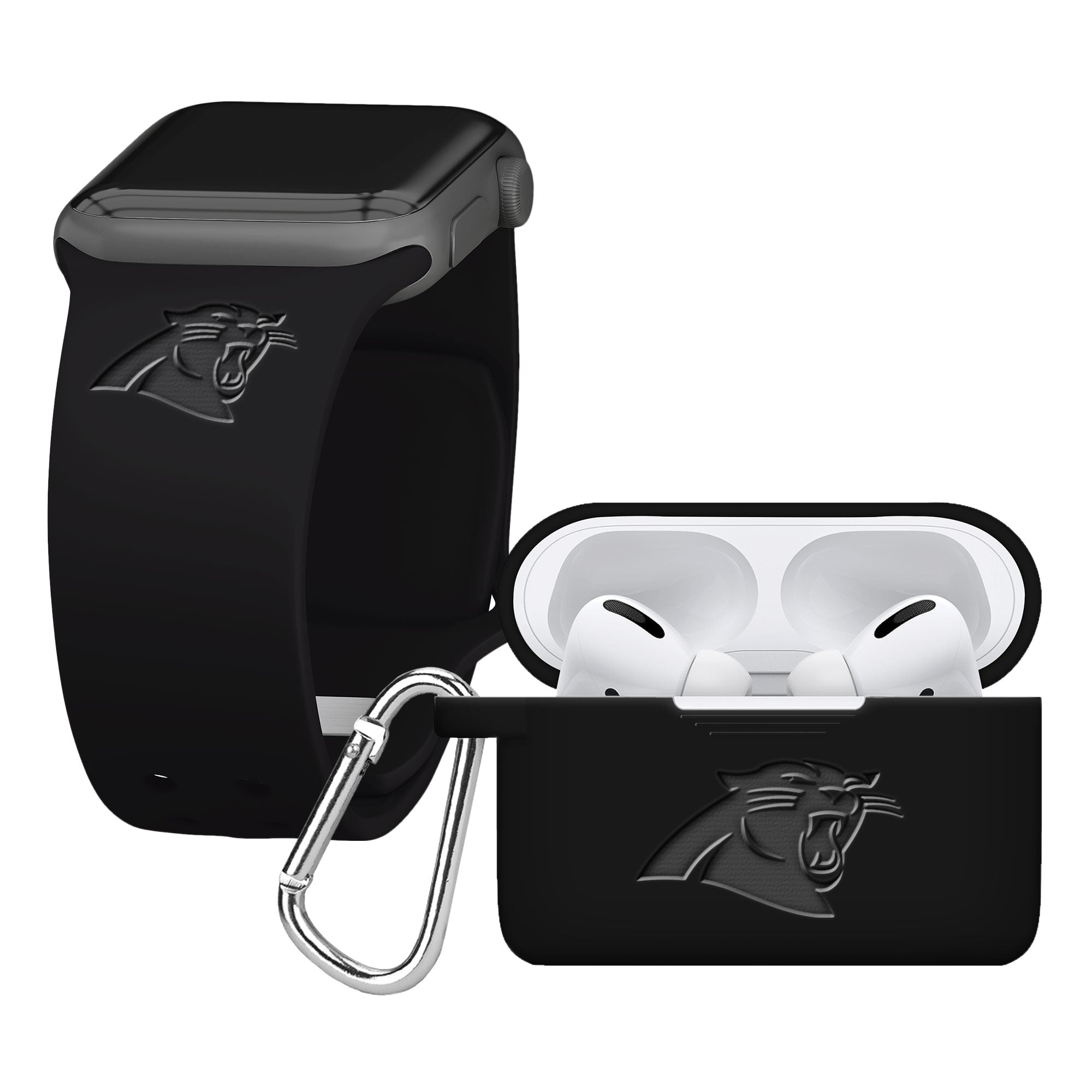 Game Time Carolina Panthers Engraved Apple Pro Combo Package