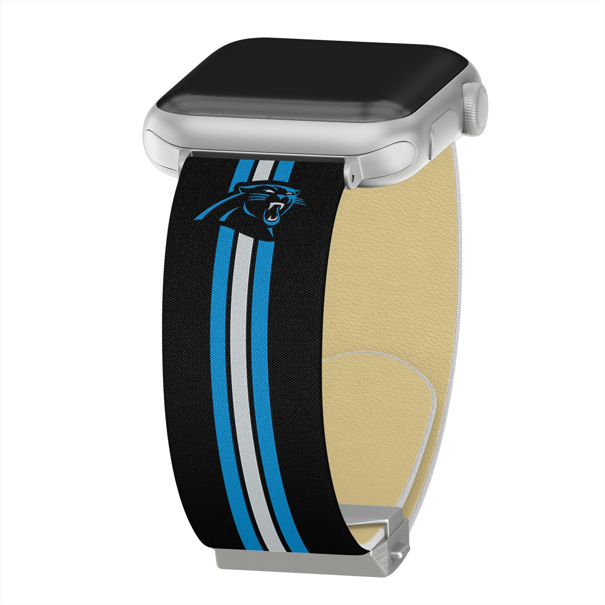Game Time Carolina Panthers Signature Series Apple Watch Band With Engraved Buckle