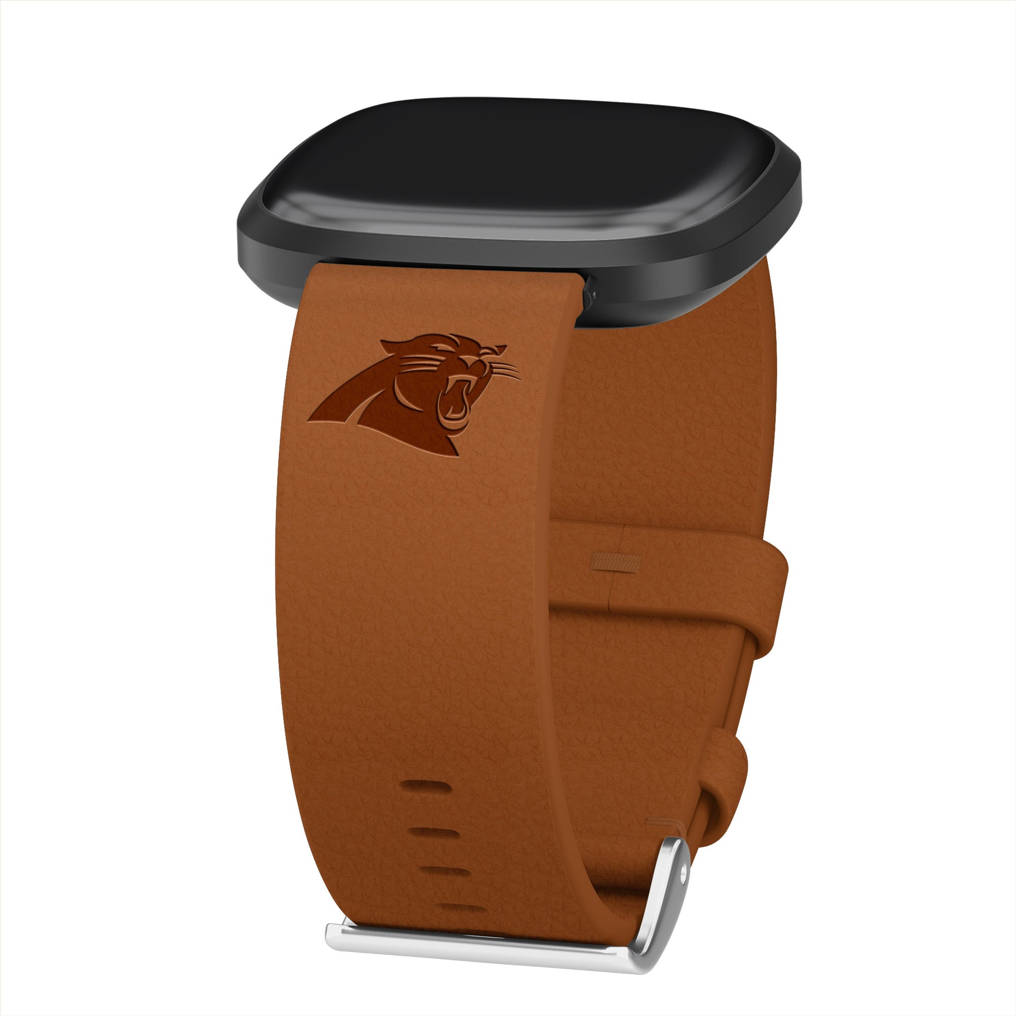Carolina Panthers Leather Fitbit Watch Band