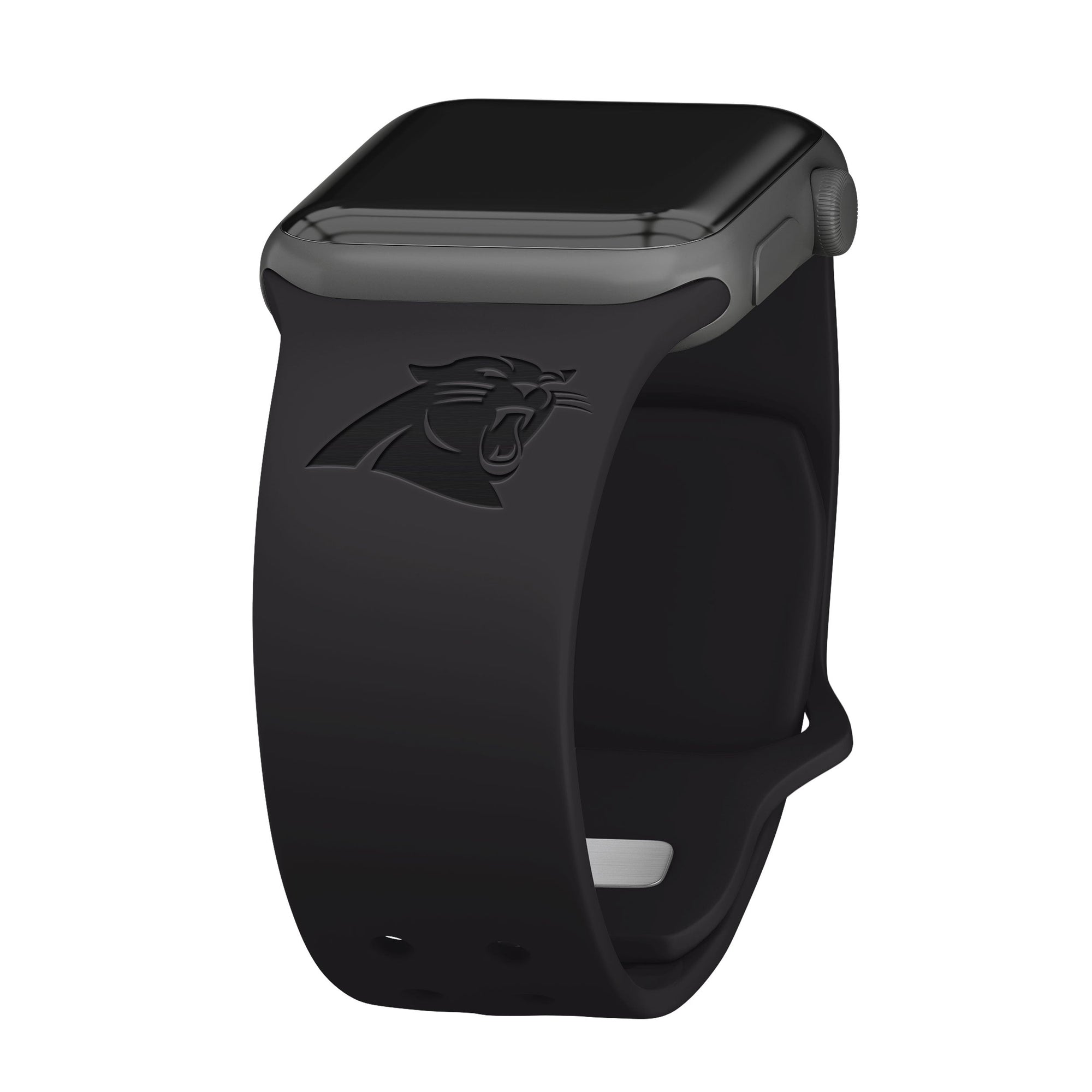 Game Time Carolina Panthers Engraved Apple Watch Band