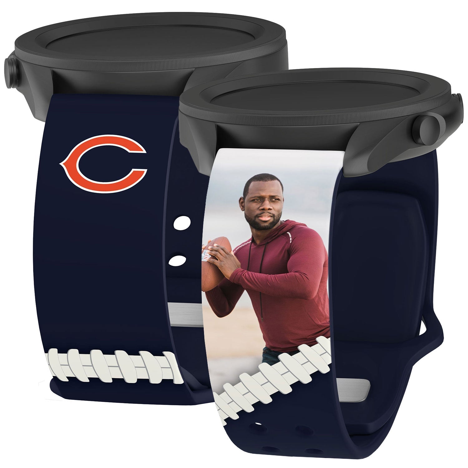 Chicago Bears Custom Photo HD Samsung Galaxy Watch Band