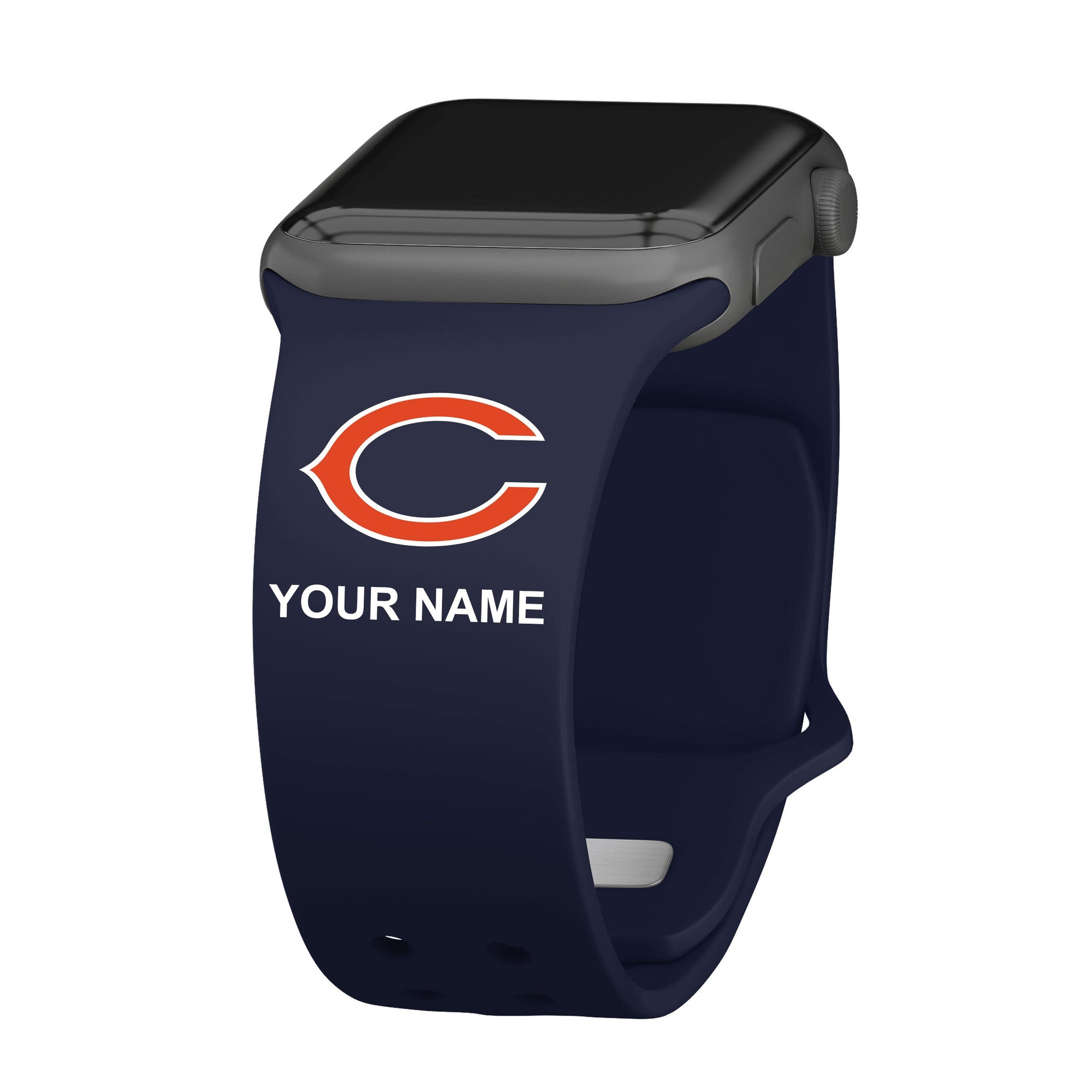 Chicago Bears Custom Name HD Apple Watch Band