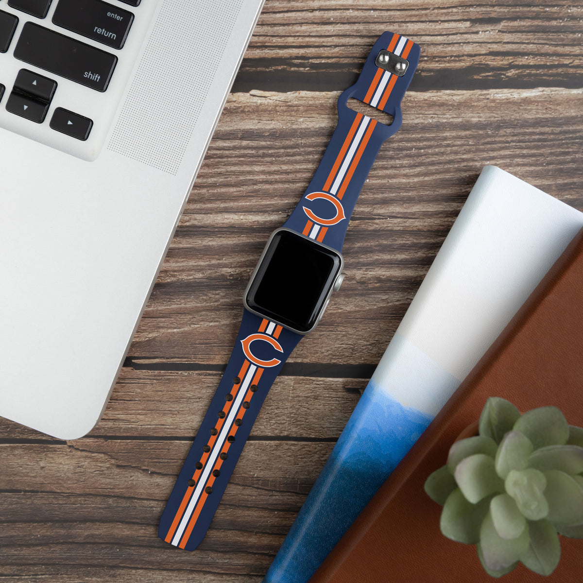 Chicago Bears HD Apple Watch Band Game Time Bands