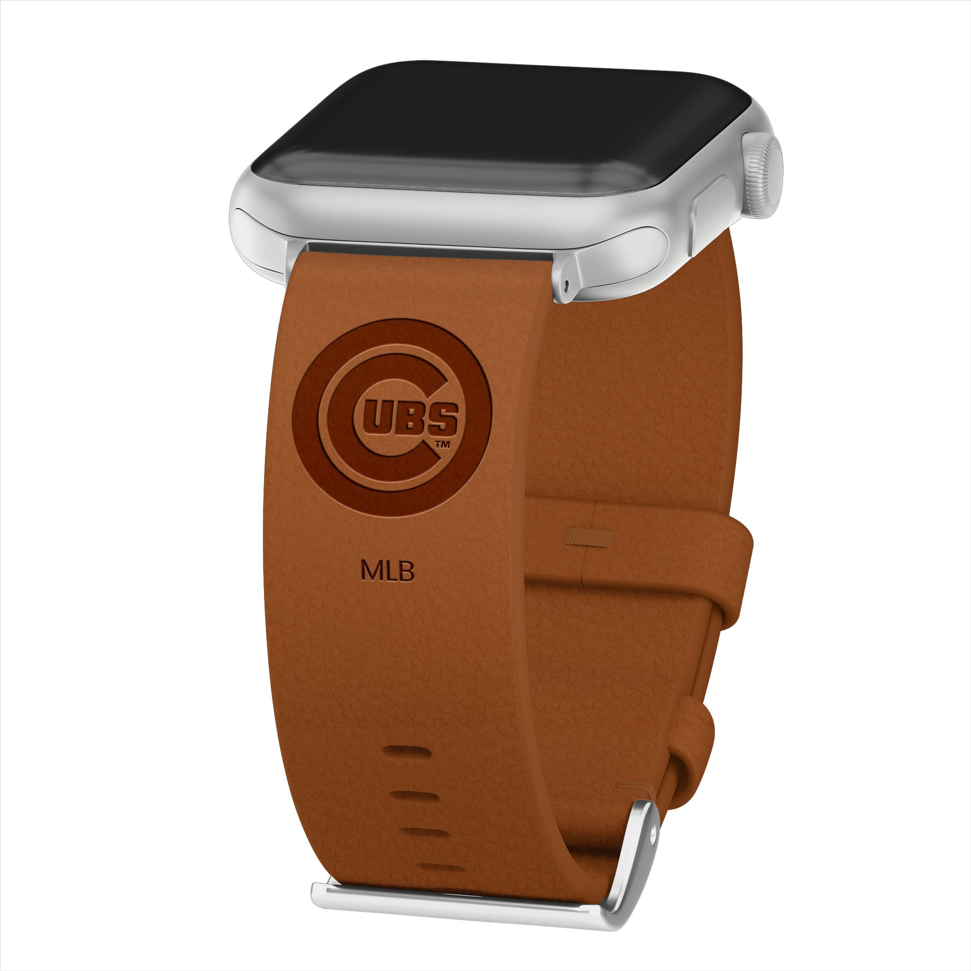 Game Time Chicago Cubs Leather Apple Watch Band