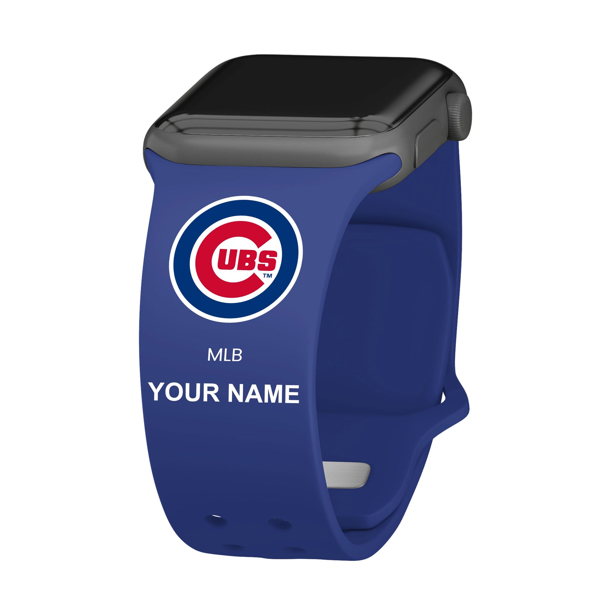 Chicago Cubs HD Custom Name Apple Watch Band