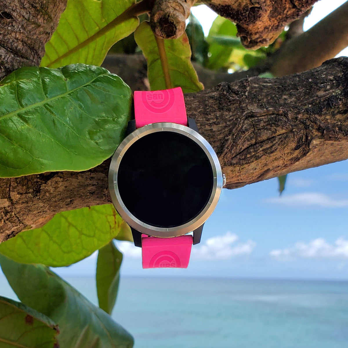 Game Time Chicago Cubs Engraved Silicone Watch Band