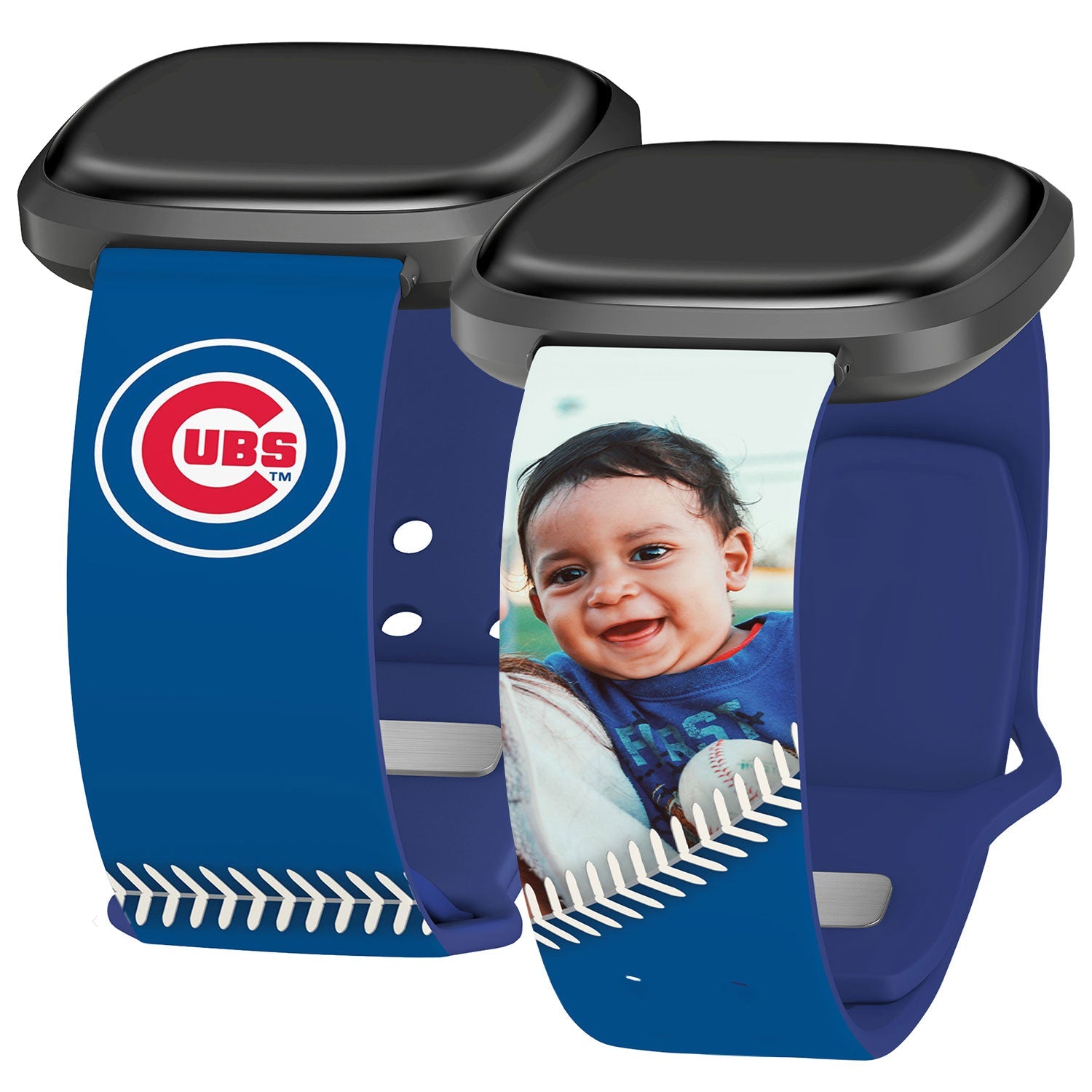 Chicago Cubs Custom Photo HD Fitbit Versa 3 & Sense Band