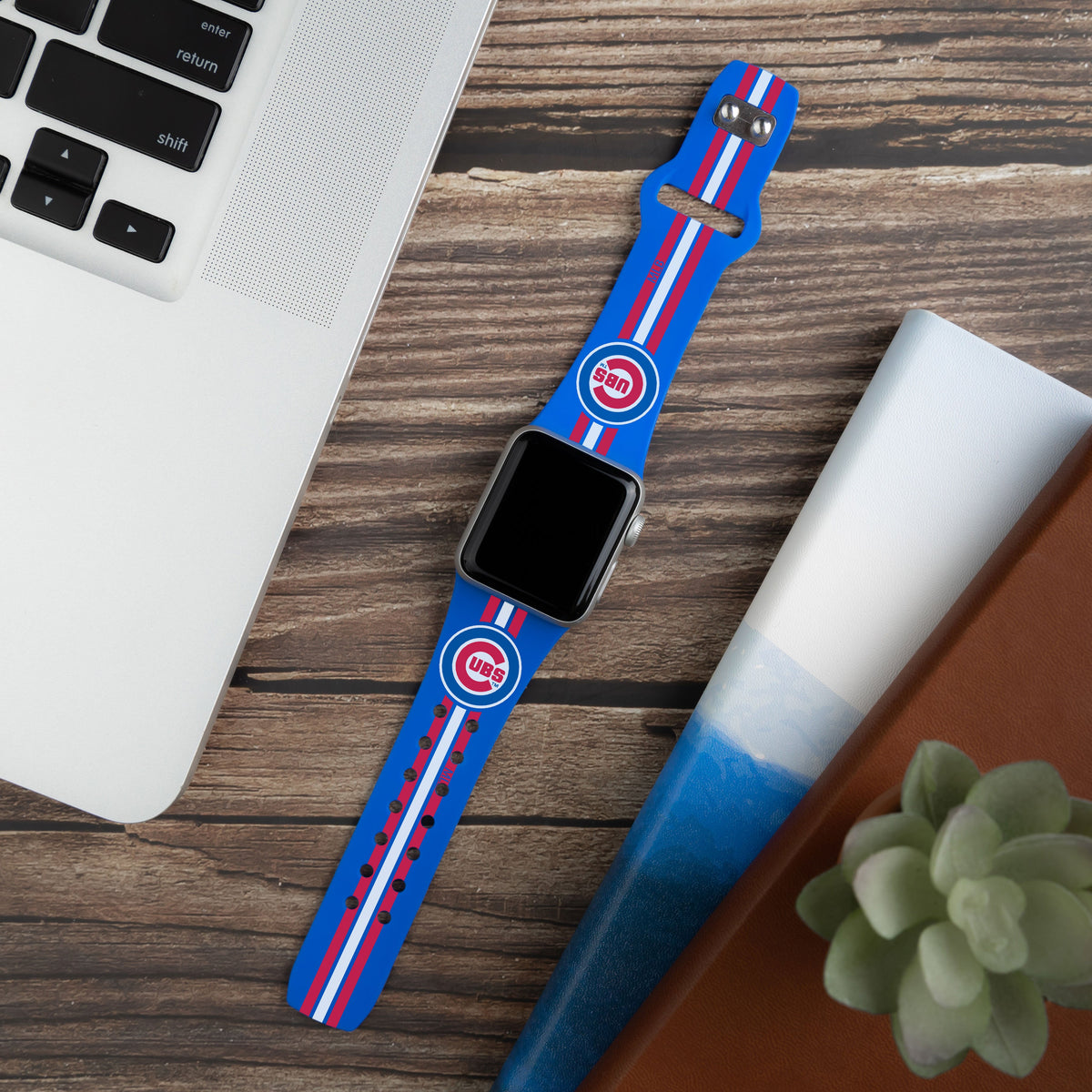 Chicago Cubs HD Apple Watch Band