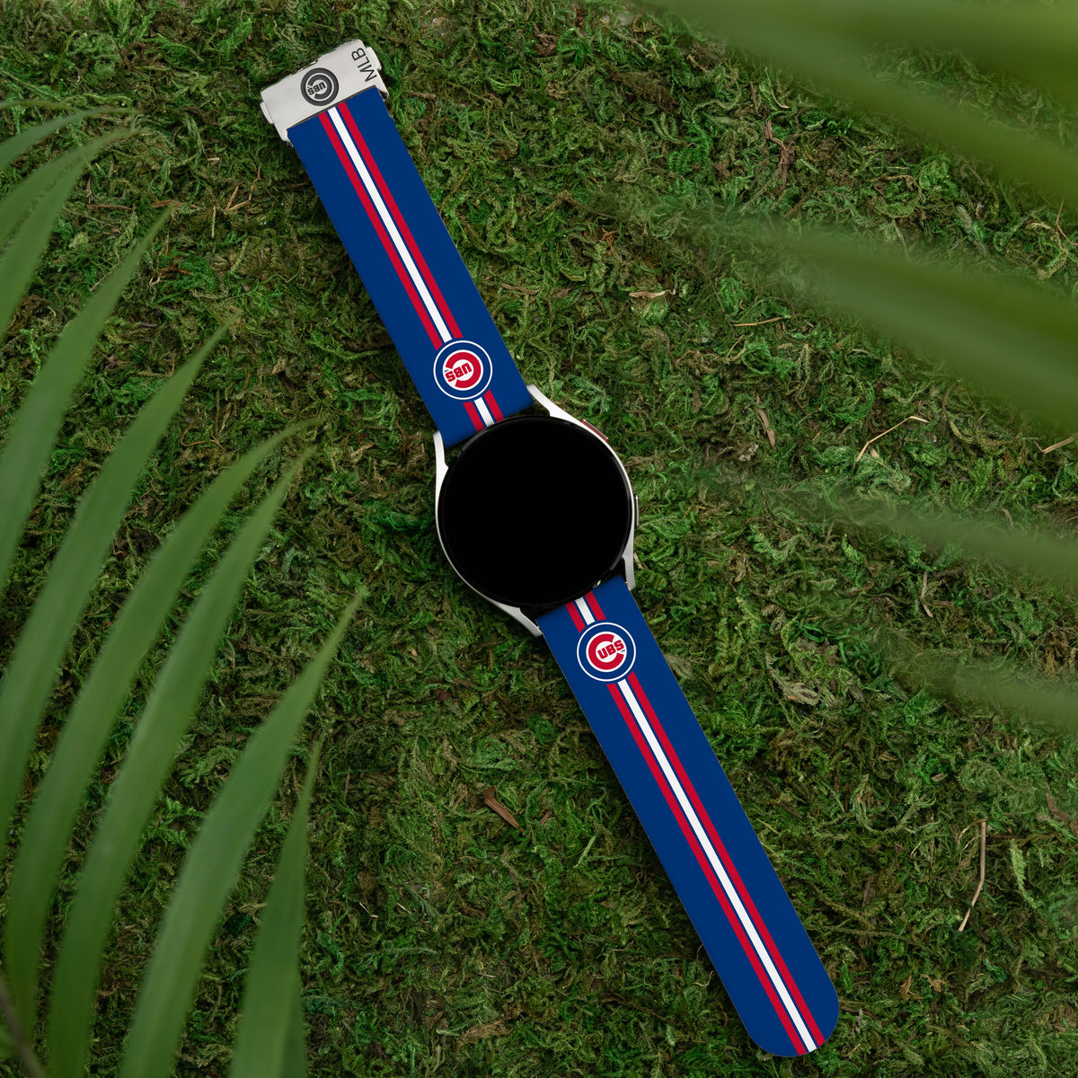 Game Time Chicago Cubs Signature Series Watch Band With Engraved Buckle