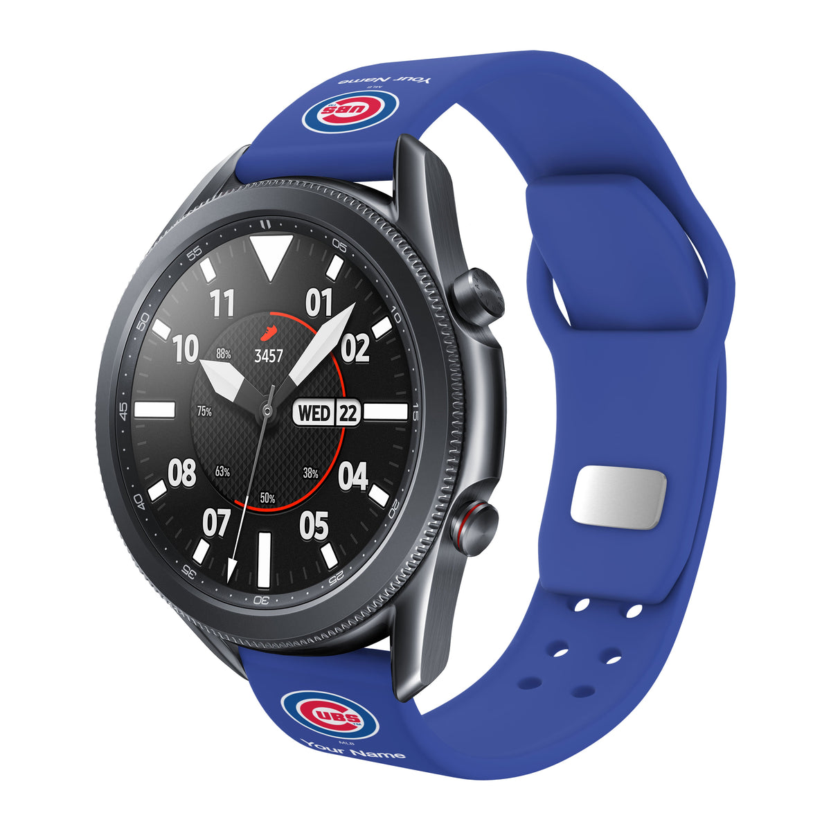 Chicago Cubs HD Custom Name Watch Band Compatible with Samsung Galaxy Watch and more