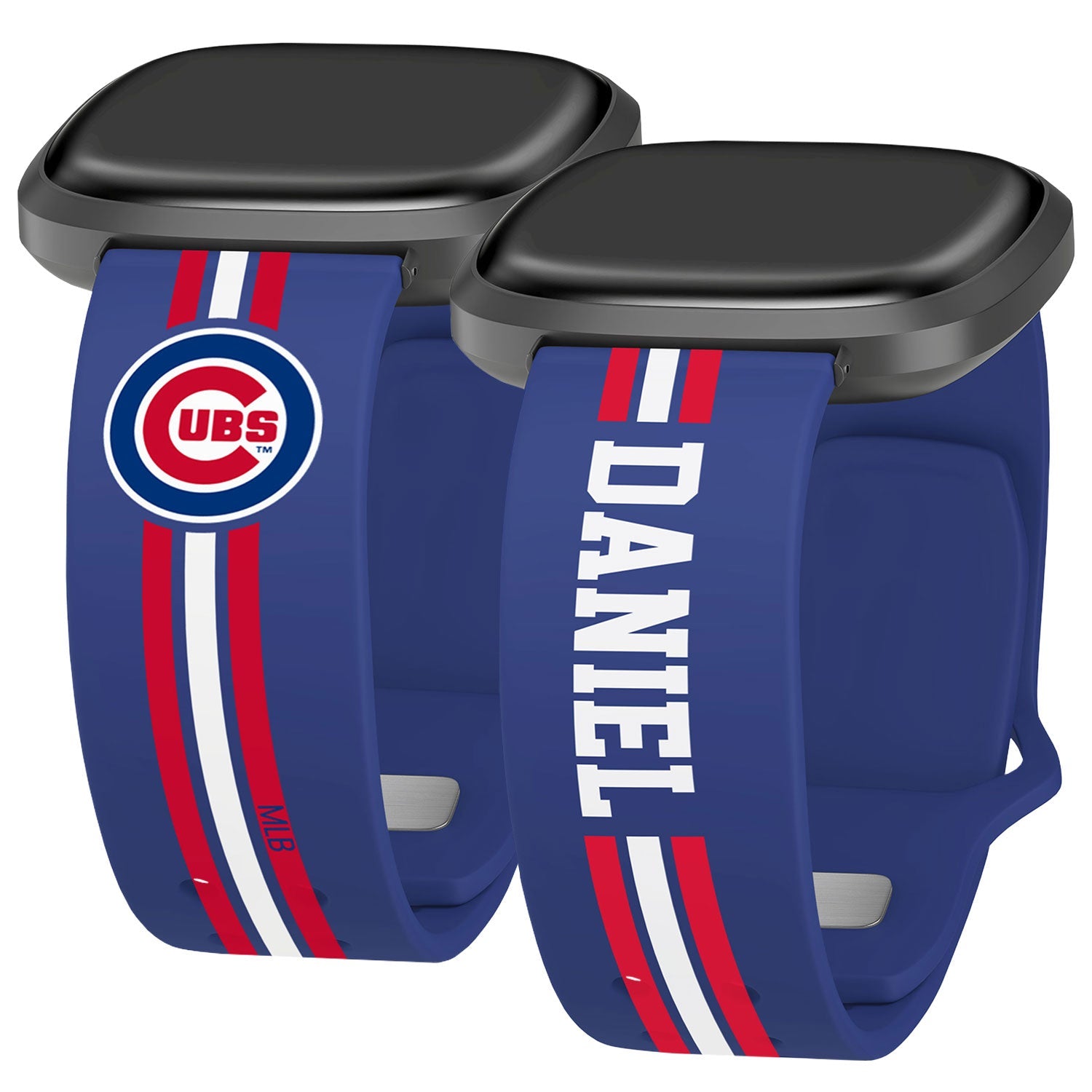 Chicago Cubs Custom Name HD Fitbit Versa 3 and Sense Watch Band