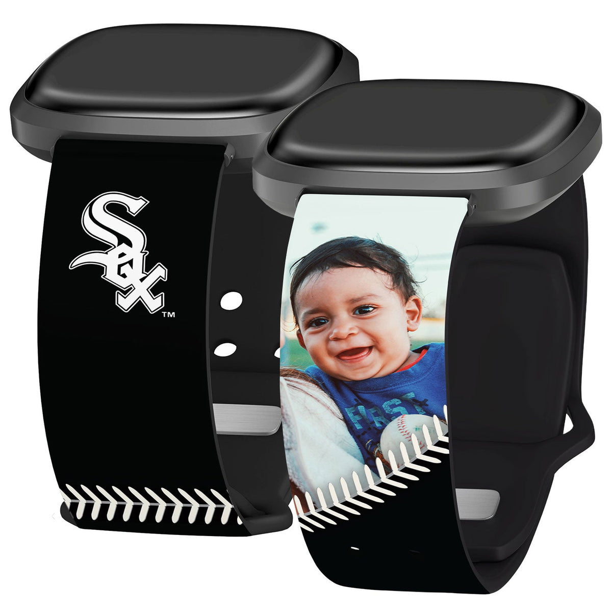 Chicago White Sox Custom Photo HD Fitbit Versa 3 &amp; Sense Band