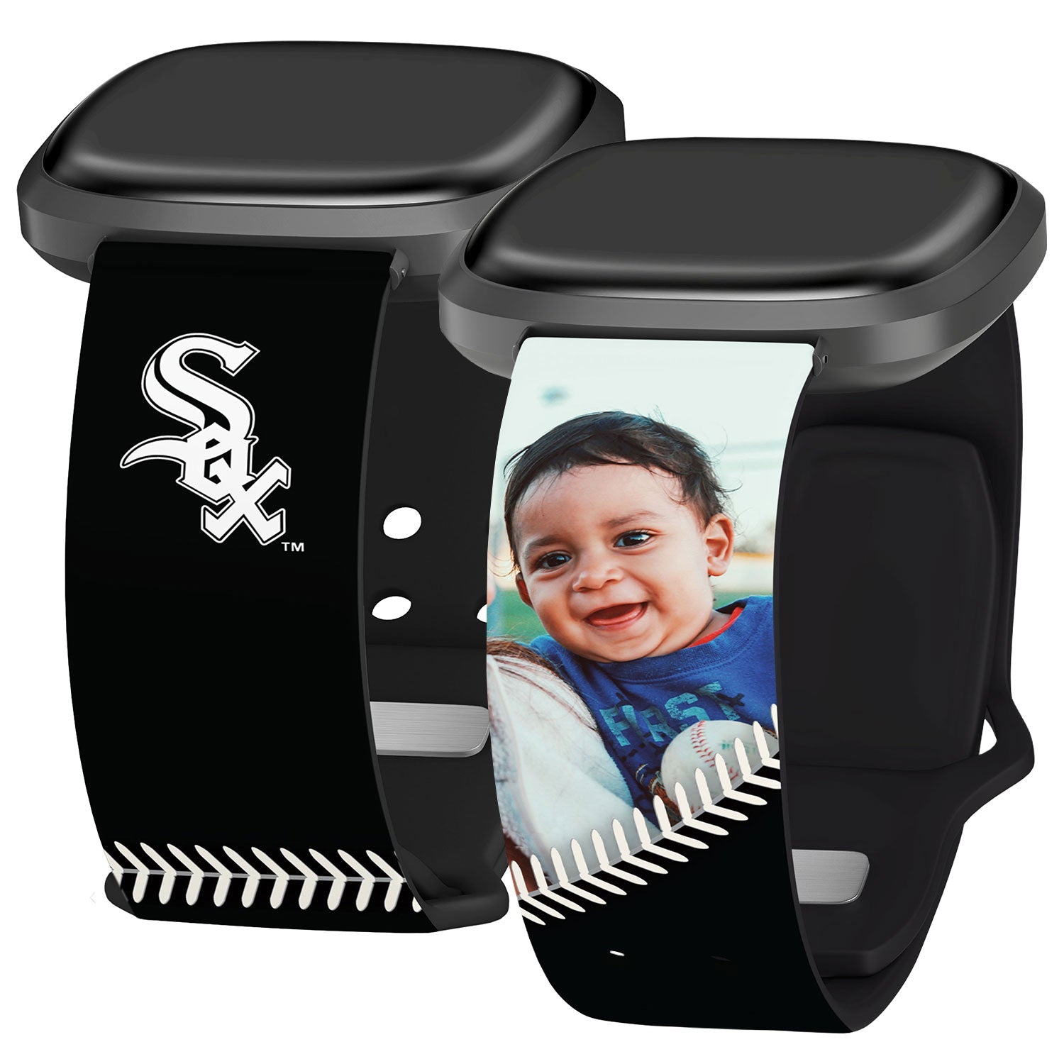 Chicago White Sox Custom Photo HD Fitbit Versa 3 & Sense Band