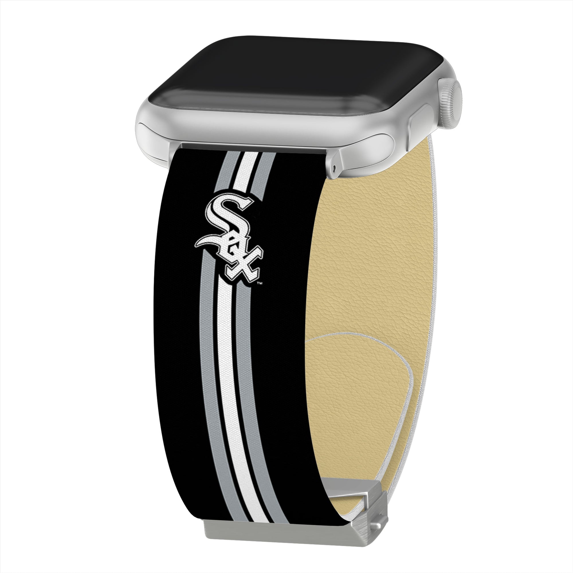 Game Time Chicago White Sox Signature Series Apple Watch Band With Engraved Buckle