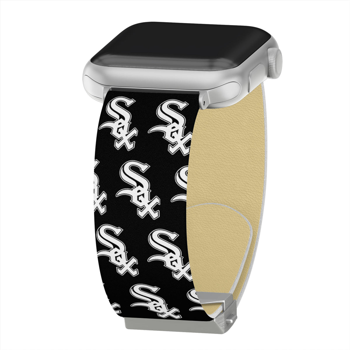 Game Time Chicago White Sox Signature Series Apple Watch Band With Engraved Buckle
