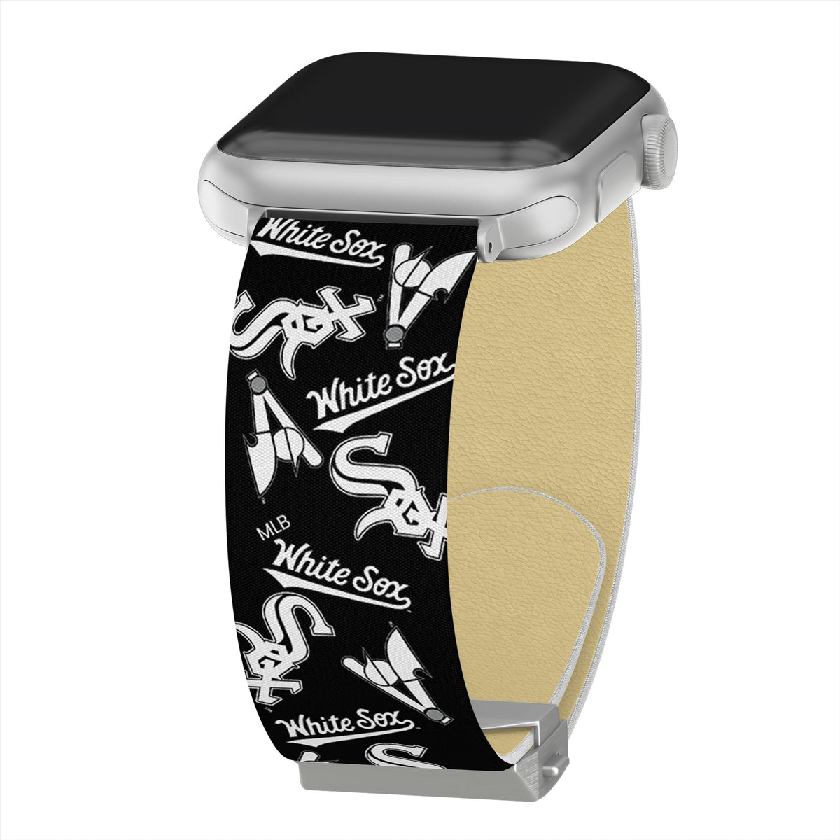 Game Time Chicago White Sox Signature Series Apple Watch Band With Engraved Buckle