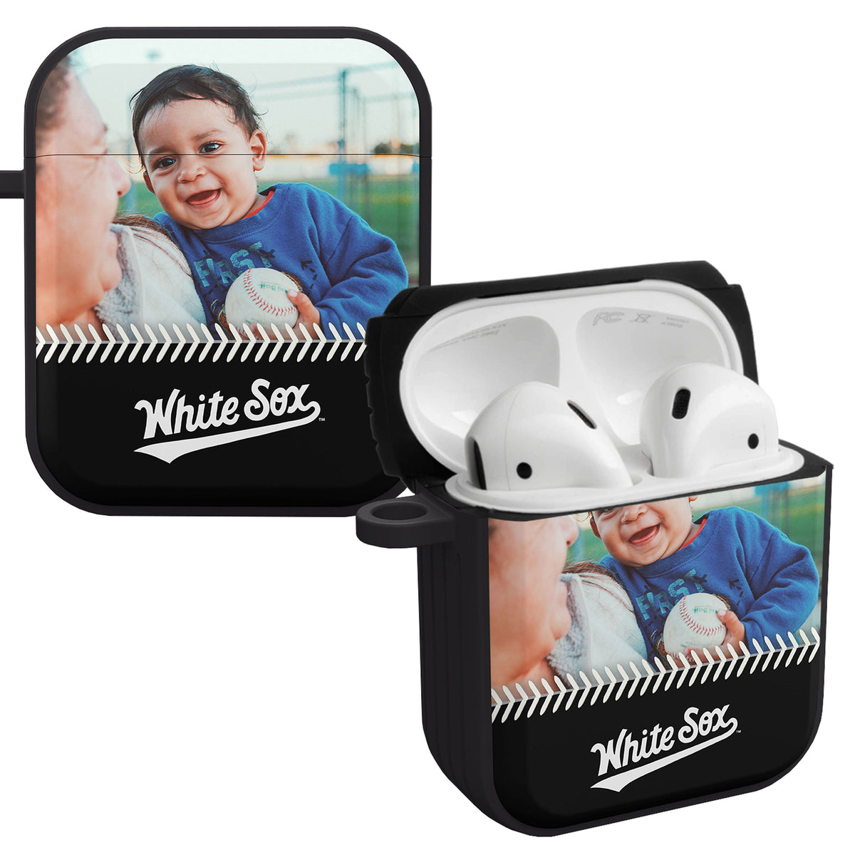 Chicago White Sox Custom Photo HDX Apple AirPods Gen 1 &amp; 2 Case Cover