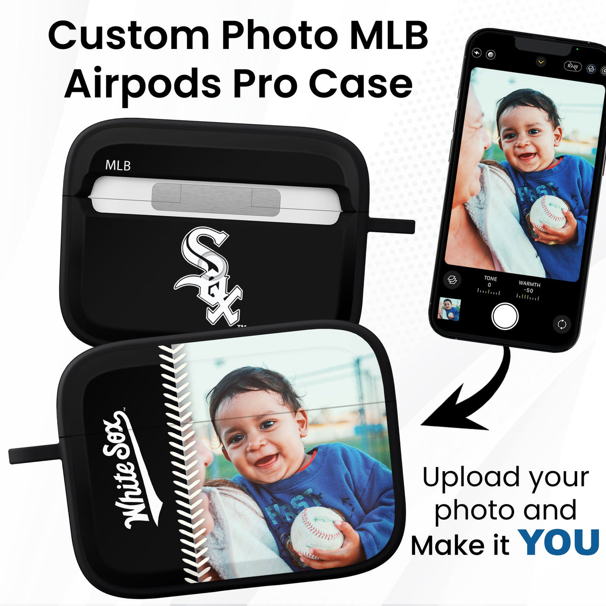 Chicago White Sox Custom Photo HDX Apple AirPods Pro Case Cover