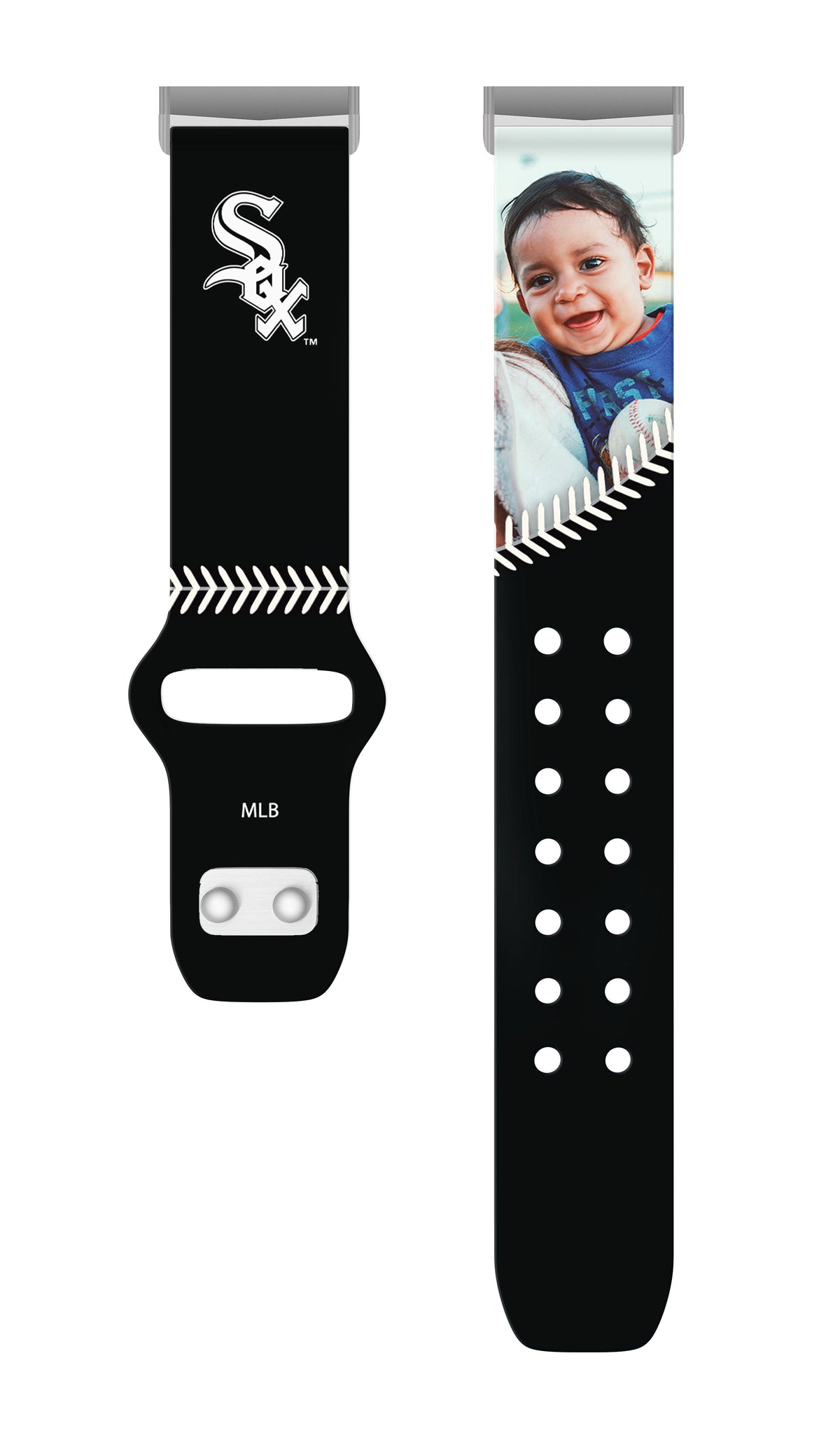Chicago White Sox Custom Photo HD Fitbit Versa 3 &amp; Sense Band
