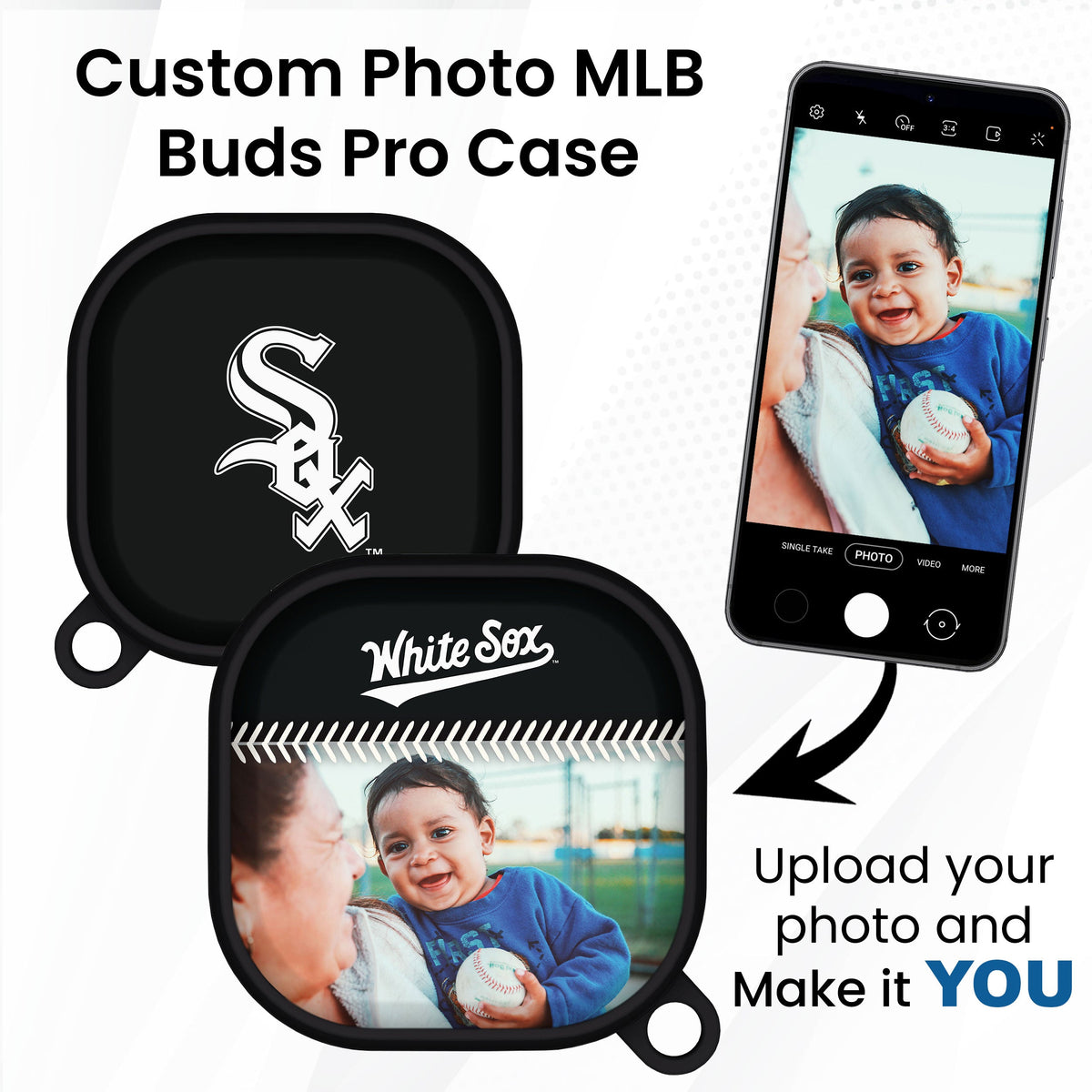 Chicago White Sox Custom Photo HDX Samsung Galaxy Buds Pro Case Cover