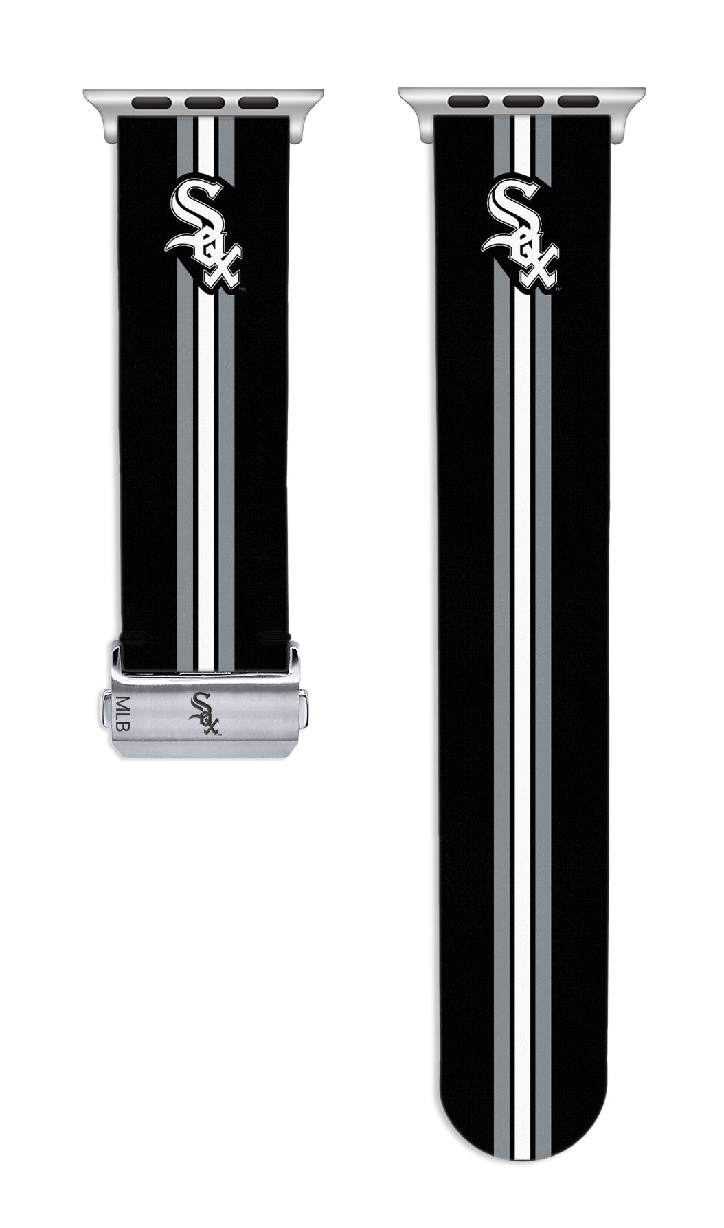 Chicago White Sox Full Print Watch Band With Engraved Buckle - Game Time