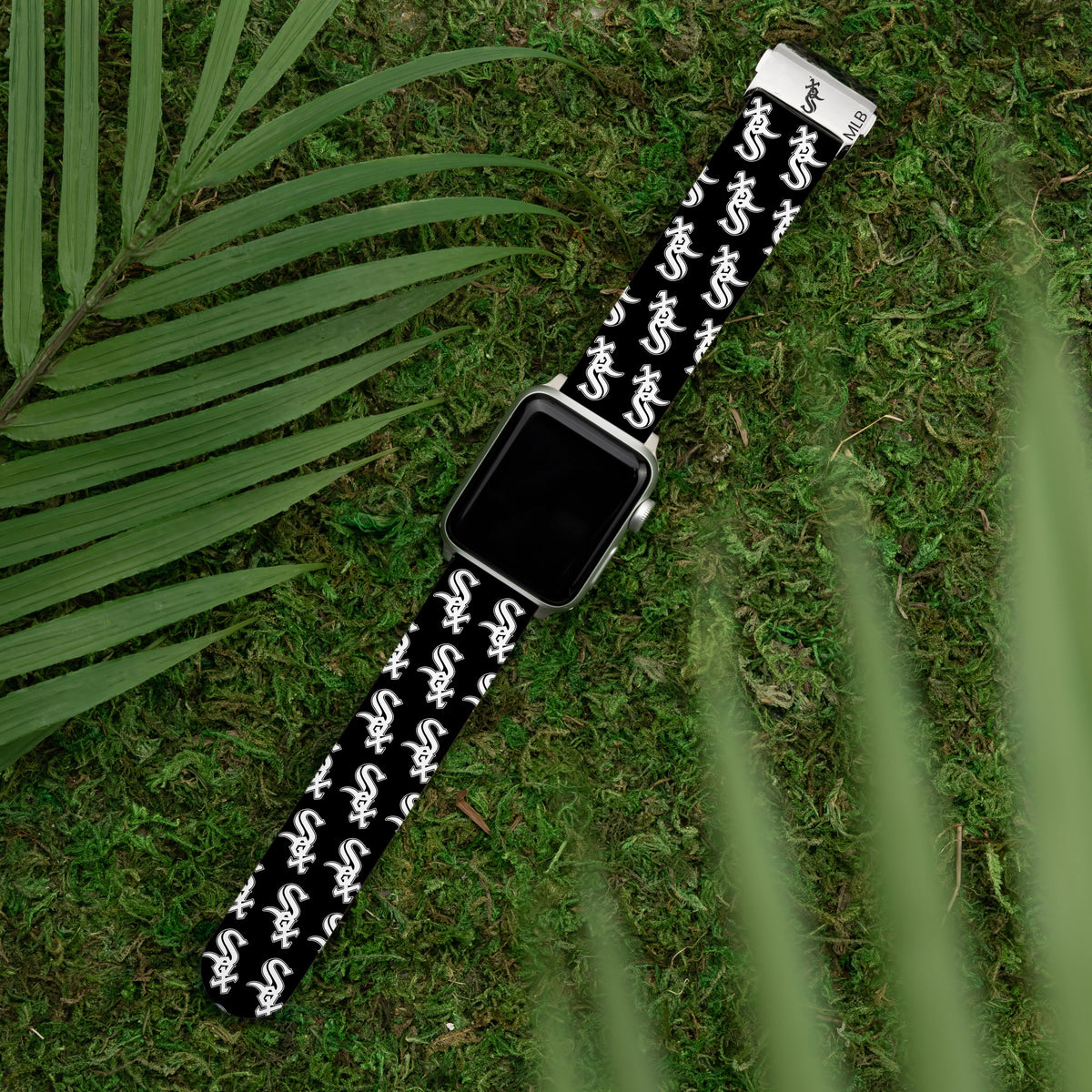 Game Time Chicago White Sox Signature Series Apple Watch Band With Engraved Buckle