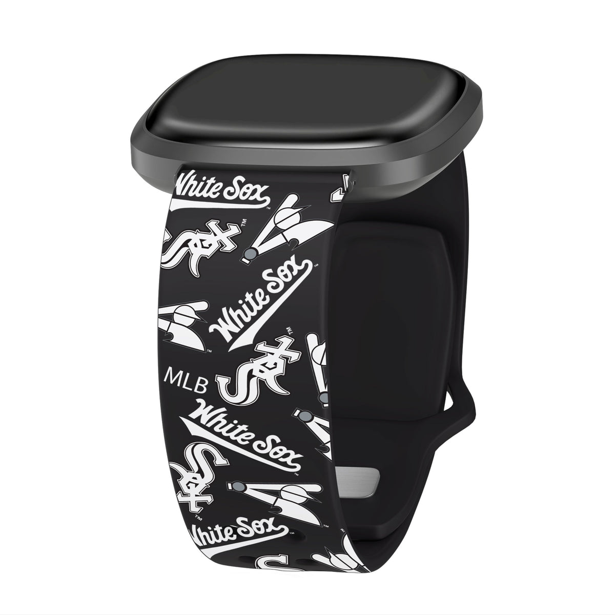Chicago White Sox HD Fitbit Versa 3 and Sense Watch Band