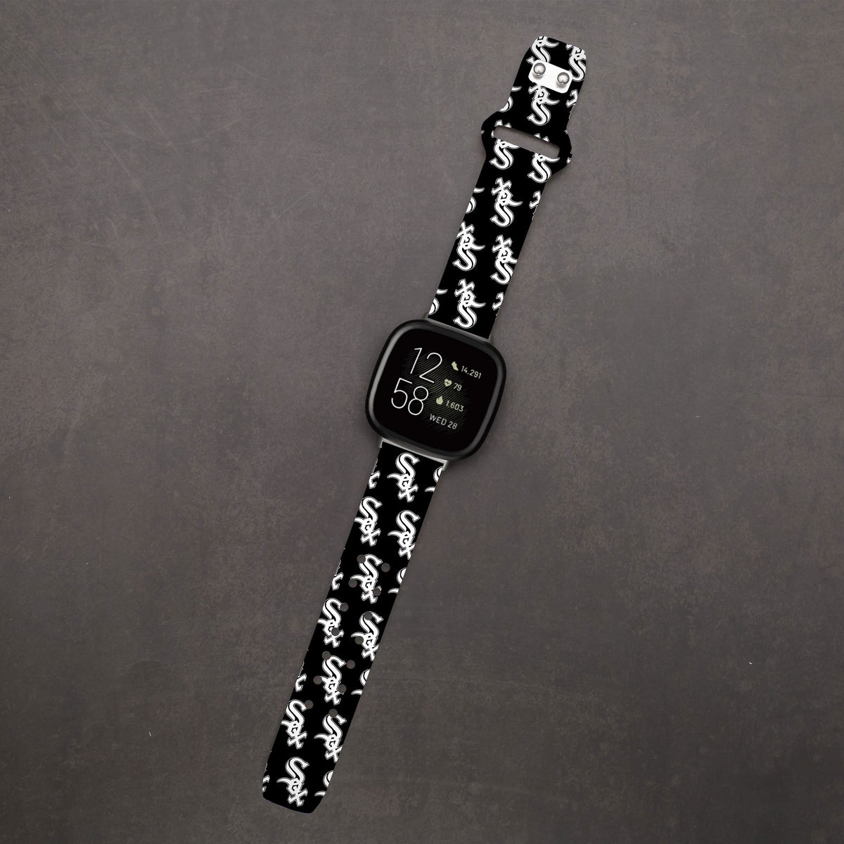 Chicago White Sox HD Fitbit Versa 3 and Sense Watch Band