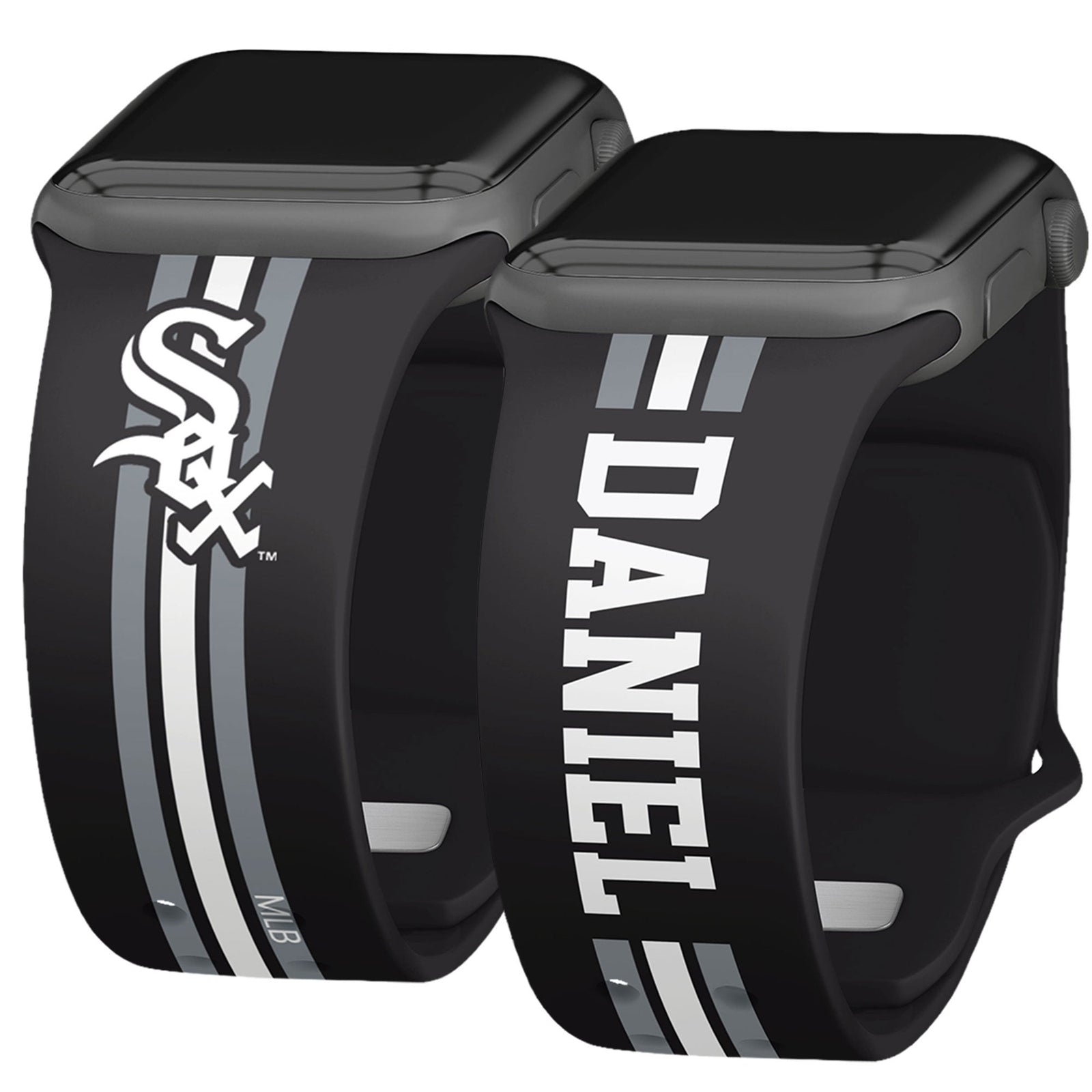 Chicago White Sox Custom Name HD Apple Watch Band