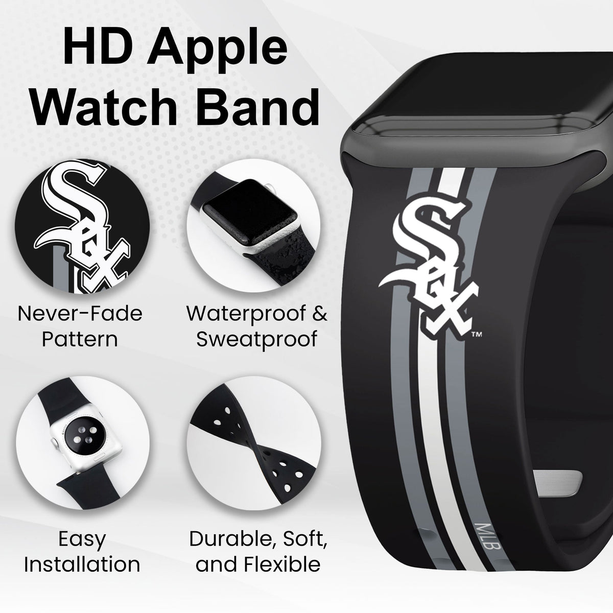 Chicago White Sox HD Apple Watch Band