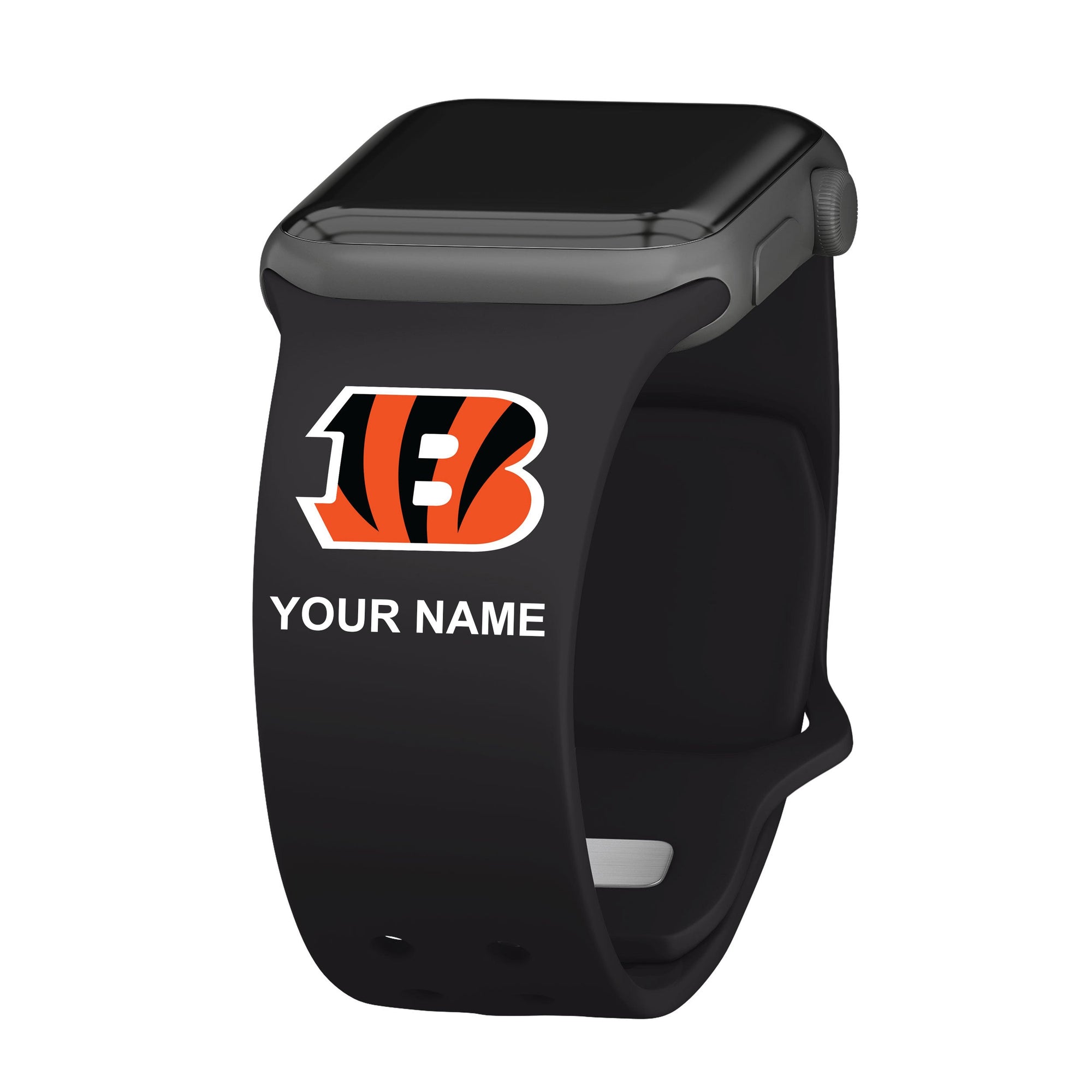 Cincinnati Bengals Custom Name HD Apple Watch Band