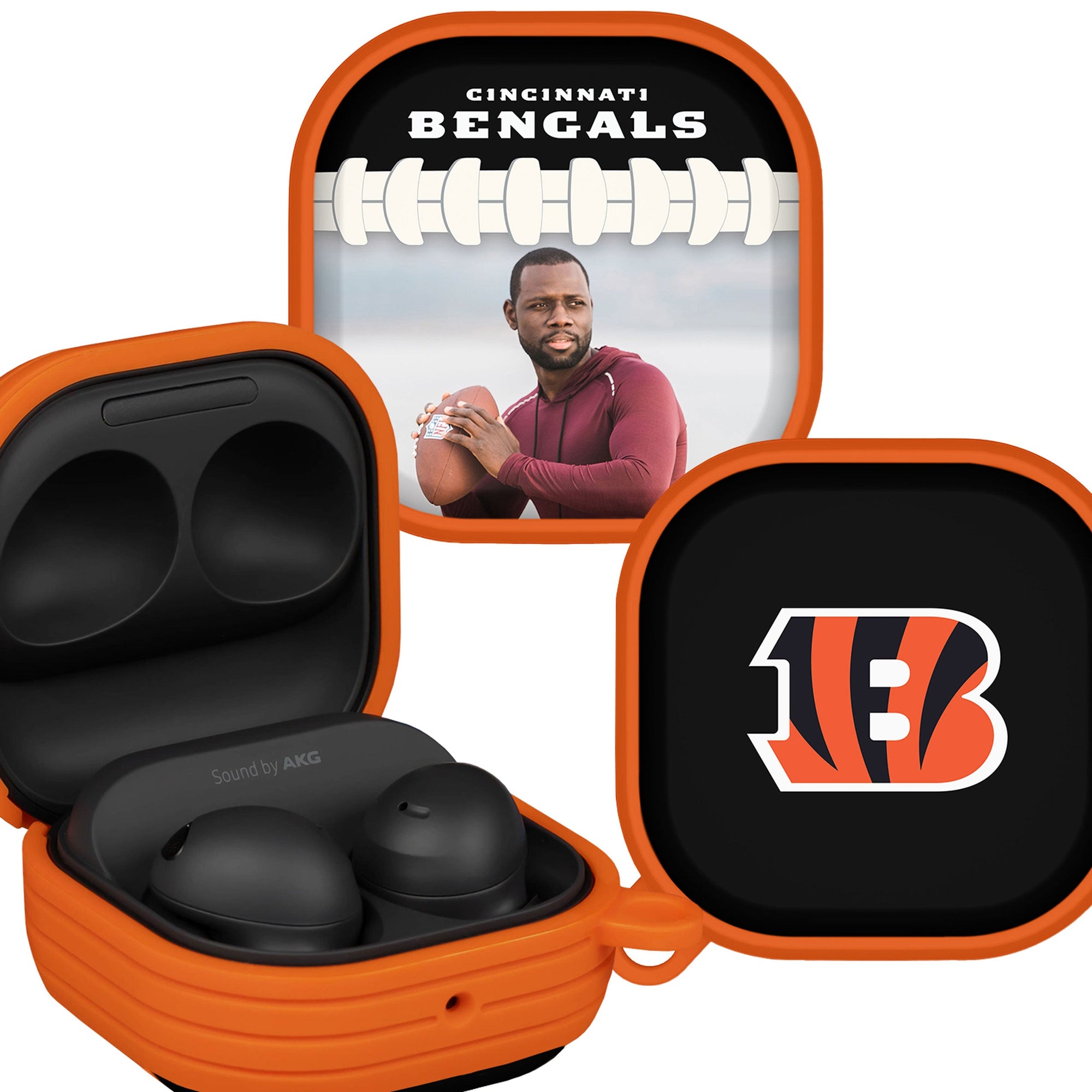 Cincinnati Bengals Custom Photo HDX Samsung Galaxy Buds Pro Case Cover