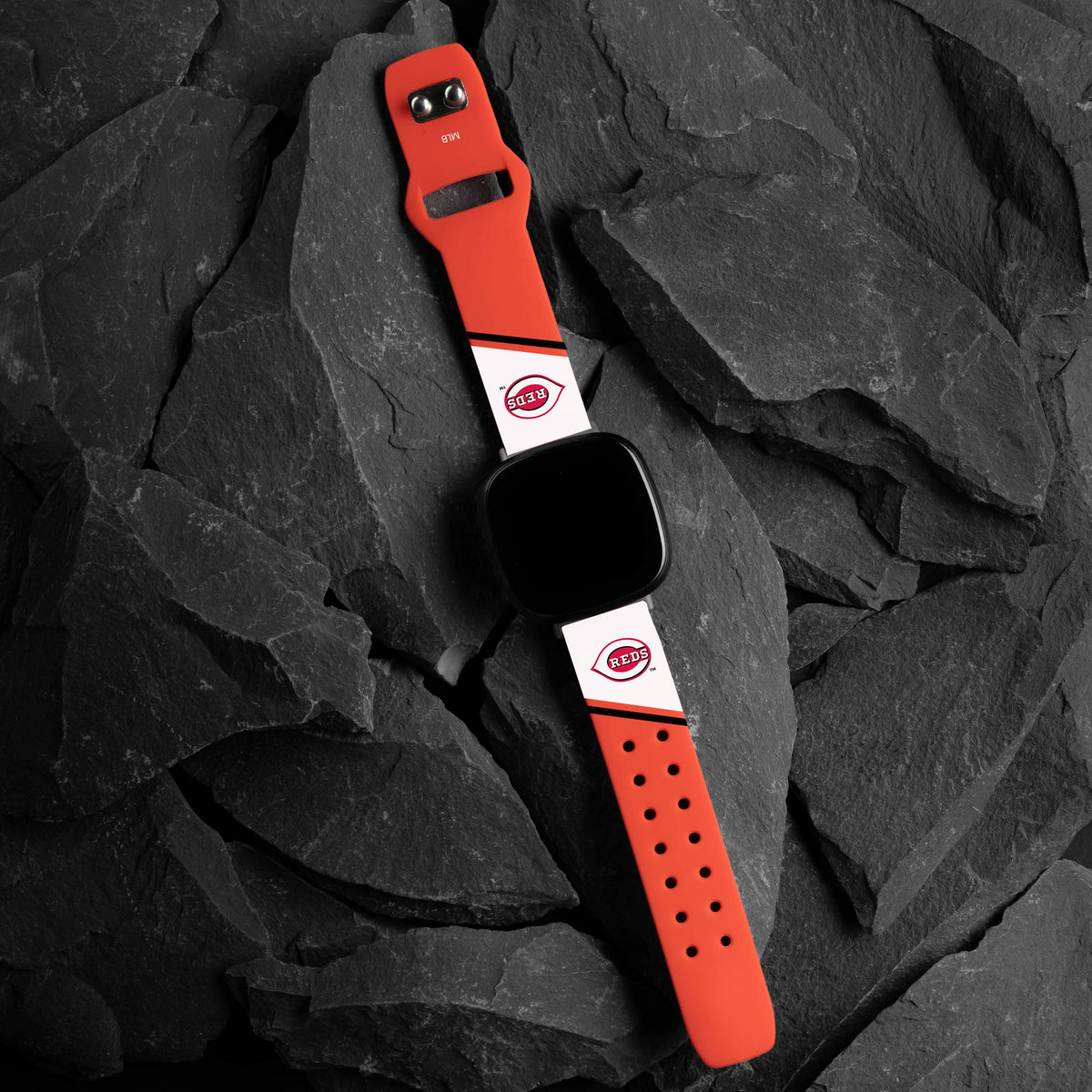 Cincinnati Reds HD Champion Series Fitbit Versa 3 &amp; Sense Watch Band