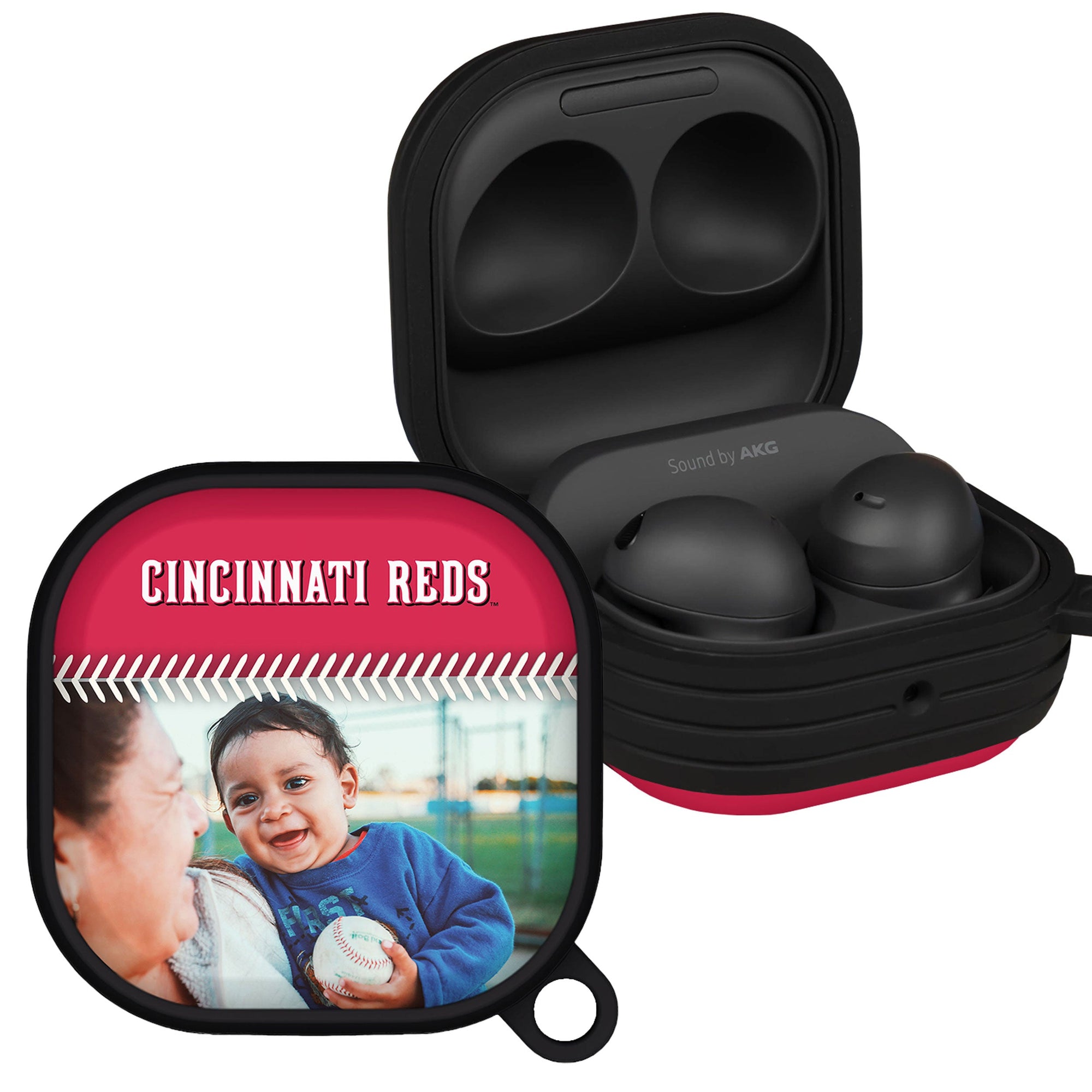 Cincinnati Reds Custom Photo HDX Samsung Galaxy Buds Pro Case Cover