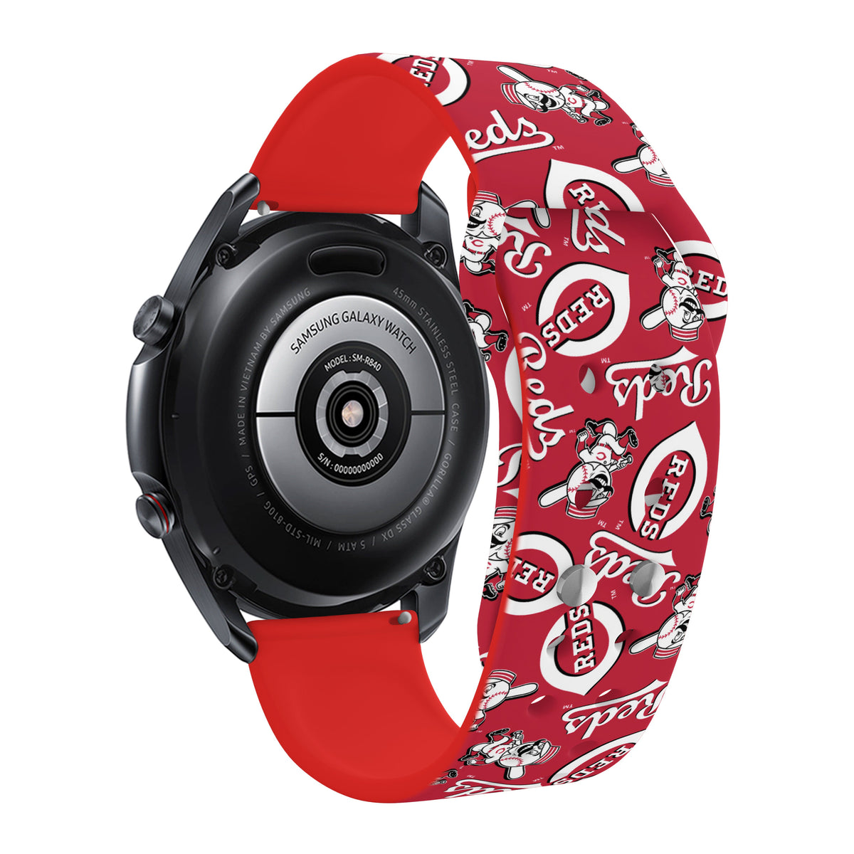 Game Time Cincinnati Reds HD Watch Band