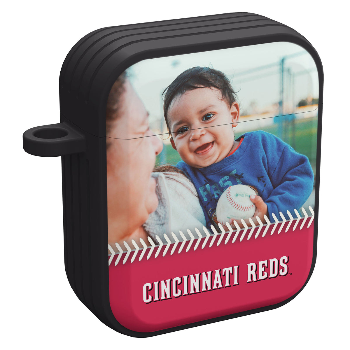 Cincinnati Reds Custom Photo HDX Apple AirPods Gen 1 &amp; 2 Case Cover