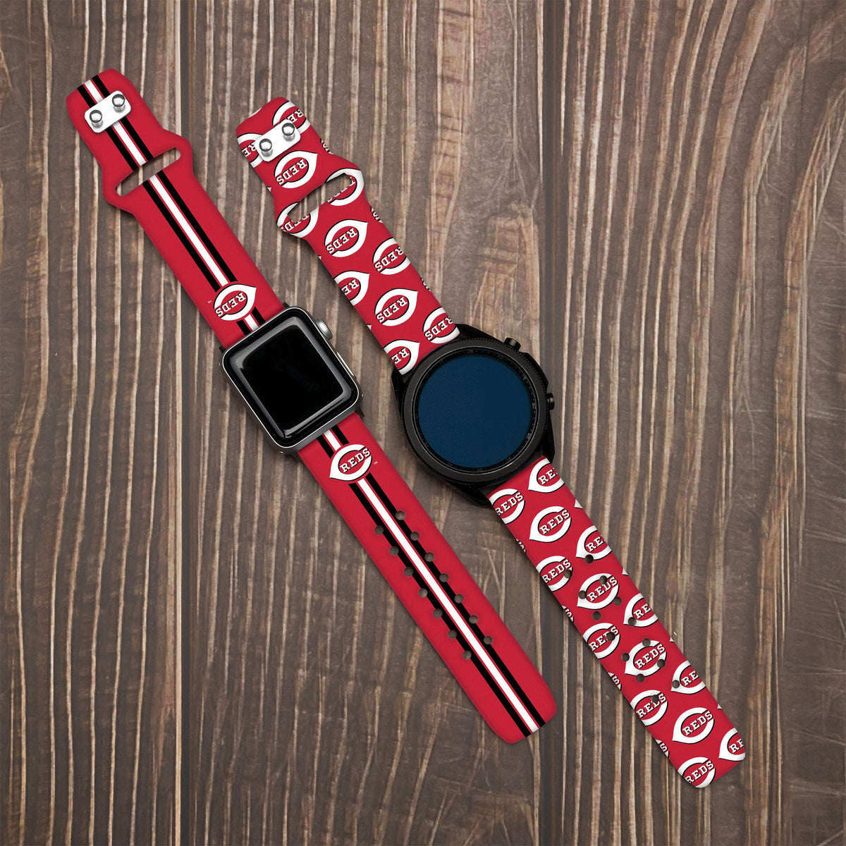 Game Time Cincinnati Reds HD Watch Band