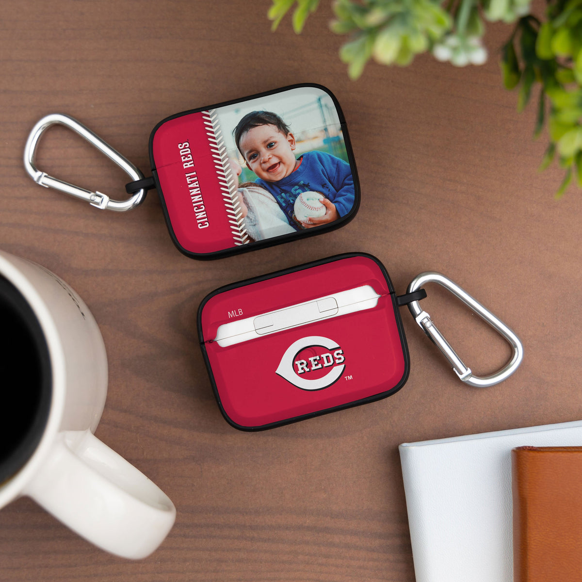 Cincinnati Reds Custom Photo HDX Apple AirPods Pro Case Cover