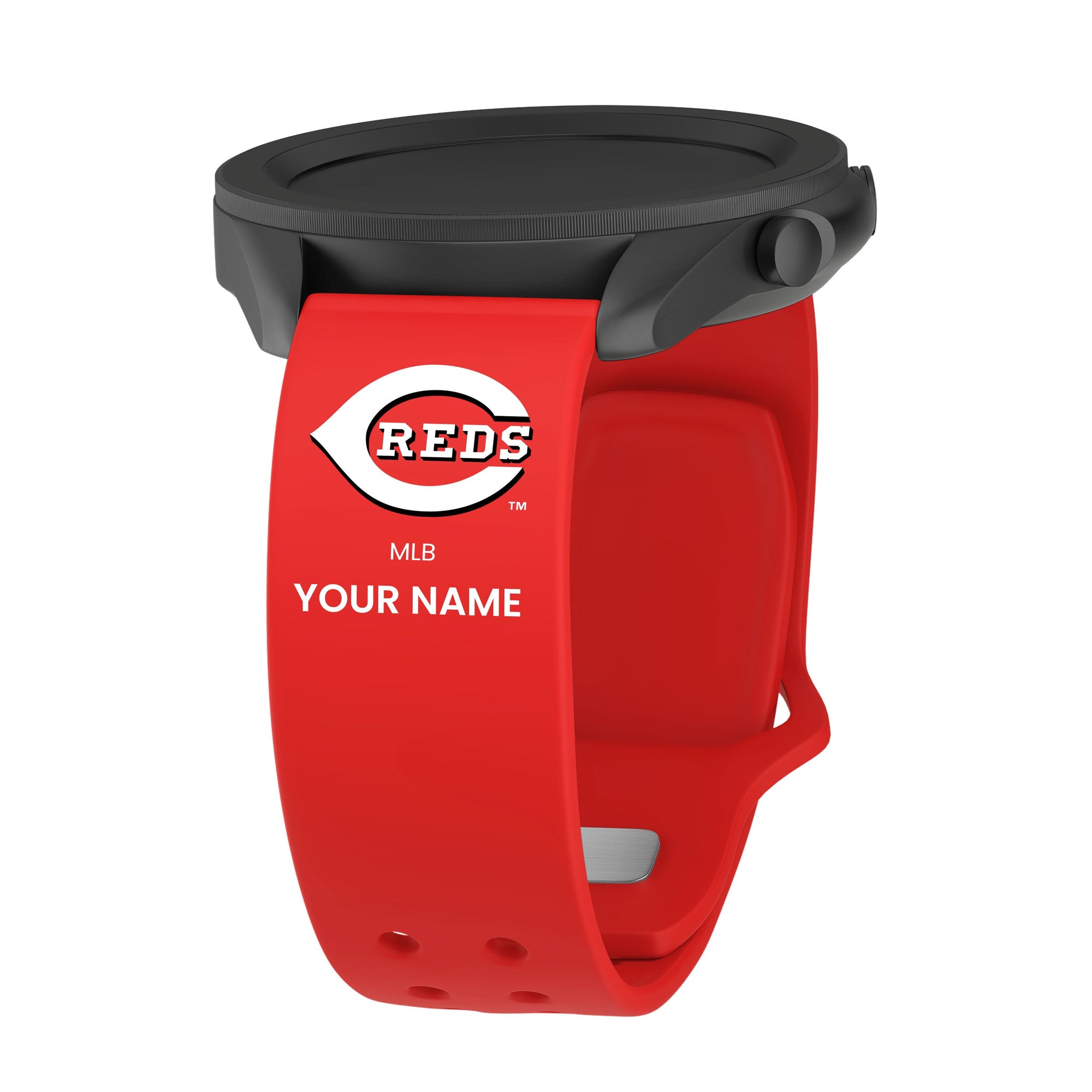 Cincinnati Reds HD Custom Name Watch Band Compatible with Samsung Galaxy Watch and more