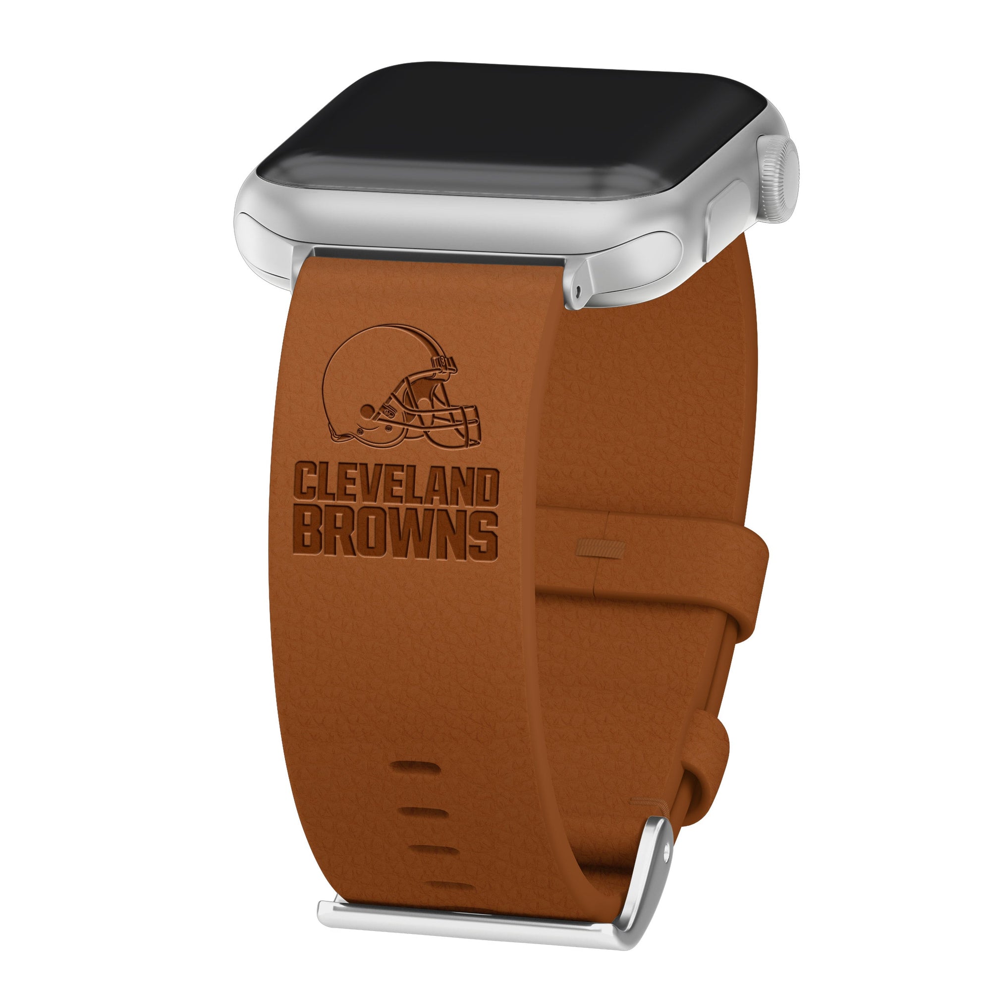 Game Time Cleveland Browns Leather Apple Watch Band